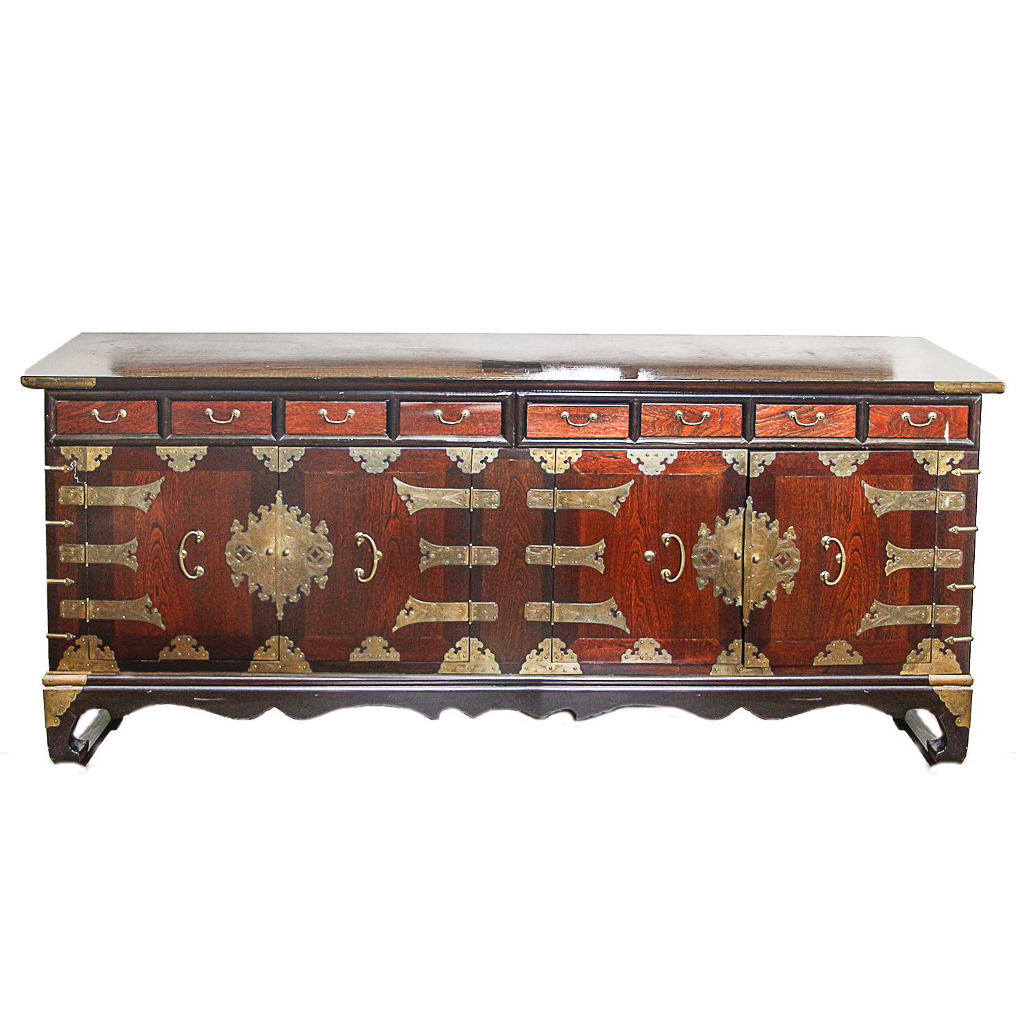 Asian Inspired Wooden Buffet