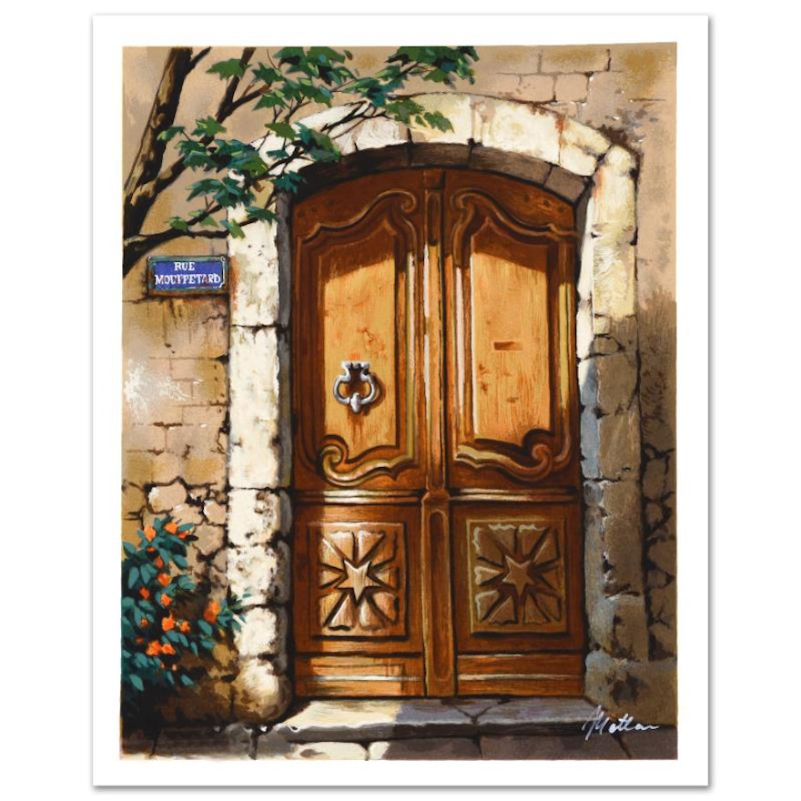 "Rue Mouffetard" Limited Edition Lithograph by Anatoly Metlan