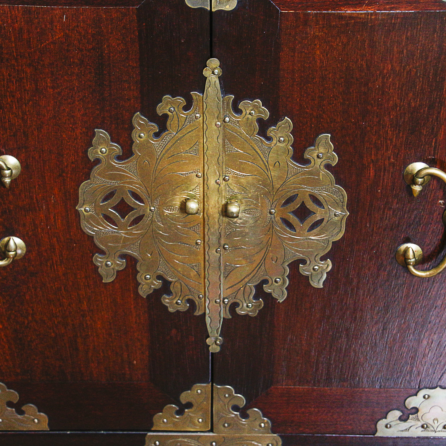 Asian Inspired Wooden Buffet