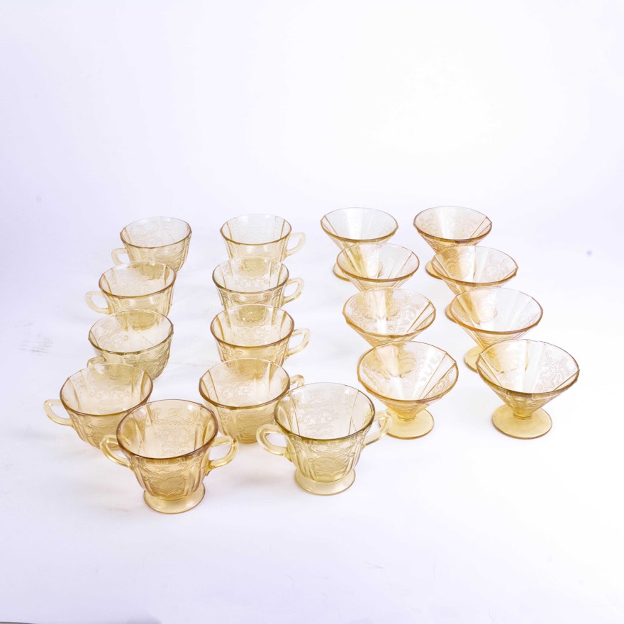 Ruby Depression Glass Drinkware