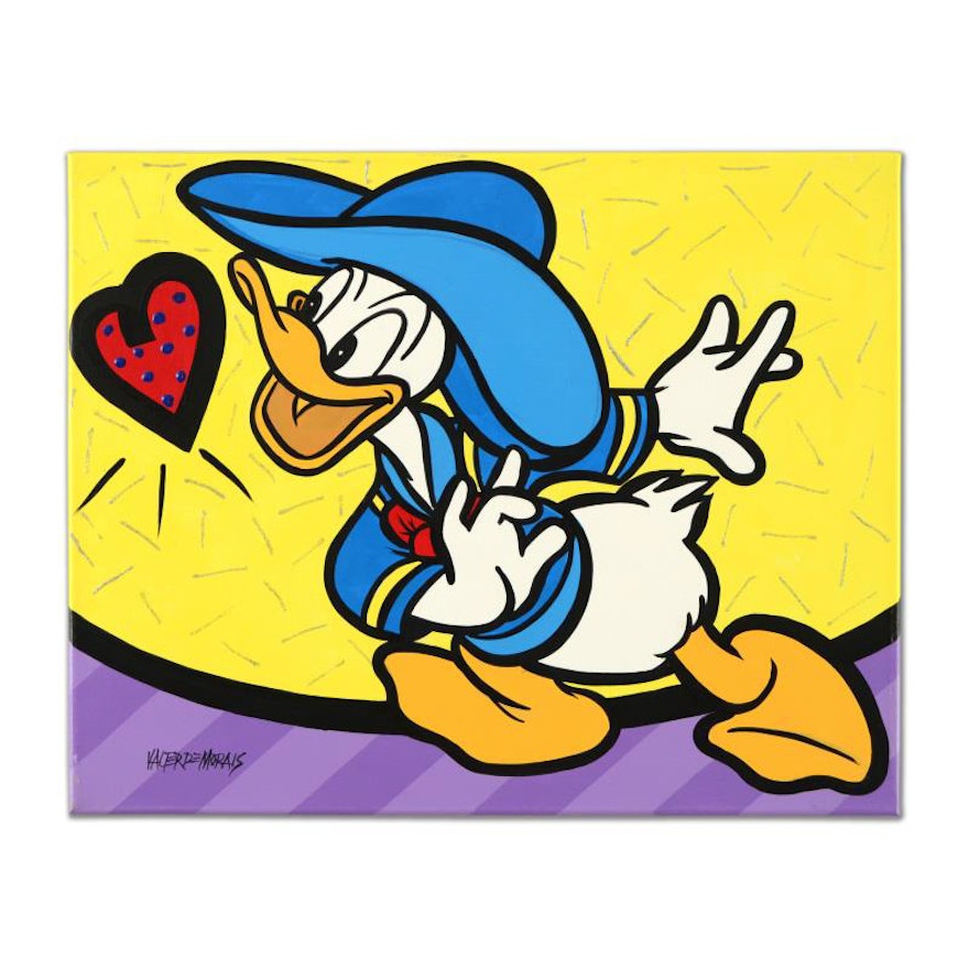 "Donald Duck" Original Acrylic Painting