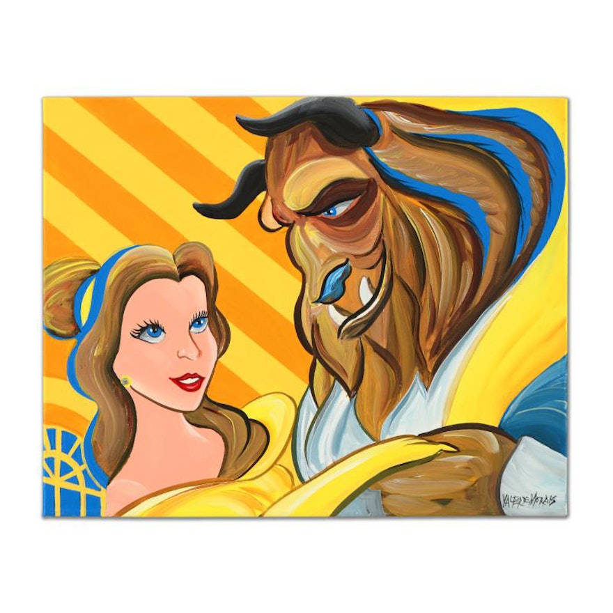 "Beauty and the Beast" Original Acrylic Painting