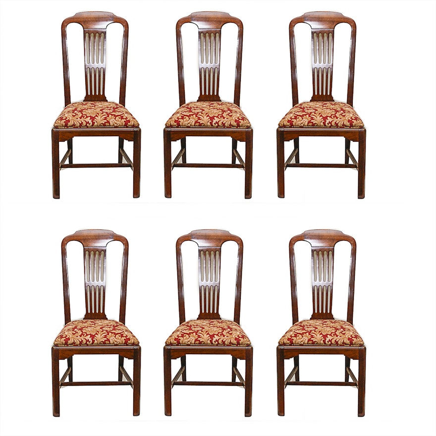 Six Wooden Dining Chairs