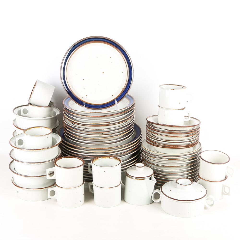 Dansk Place Settings in "Blue Umber" and "Brown Mist"