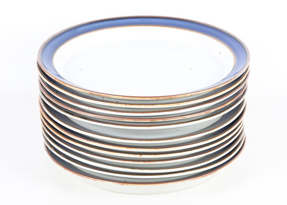 Dansk Place Settings in "Blue Umber" and "Brown Mist"