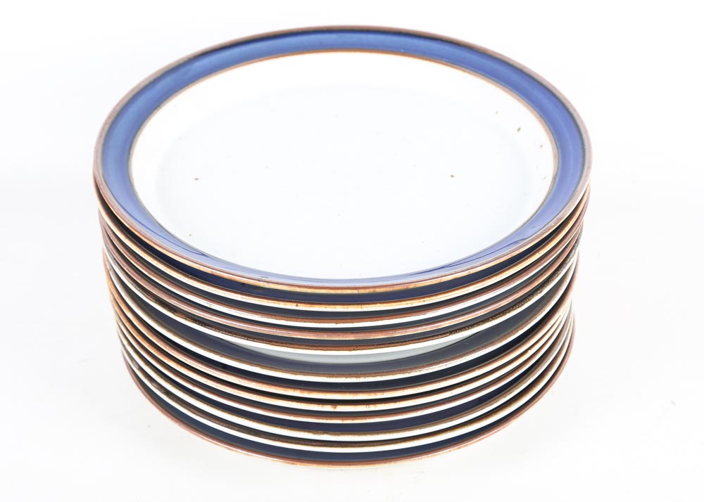 Dansk Place Settings in "Blue Umber" and "Brown Mist"