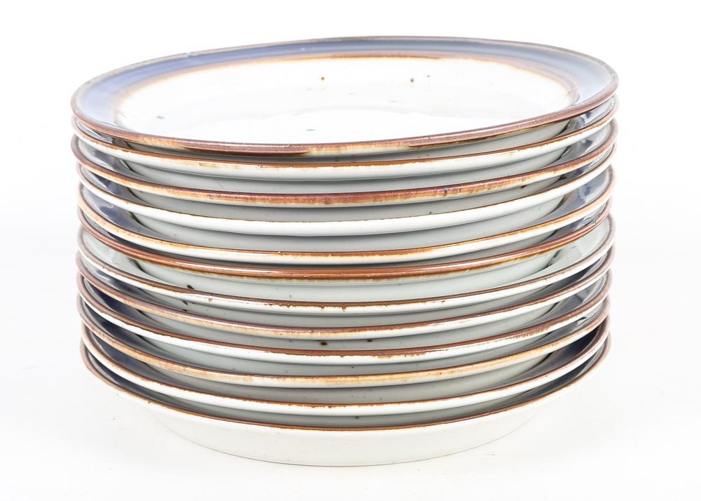 Dansk Place Settings in "Blue Umber" and "Brown Mist"