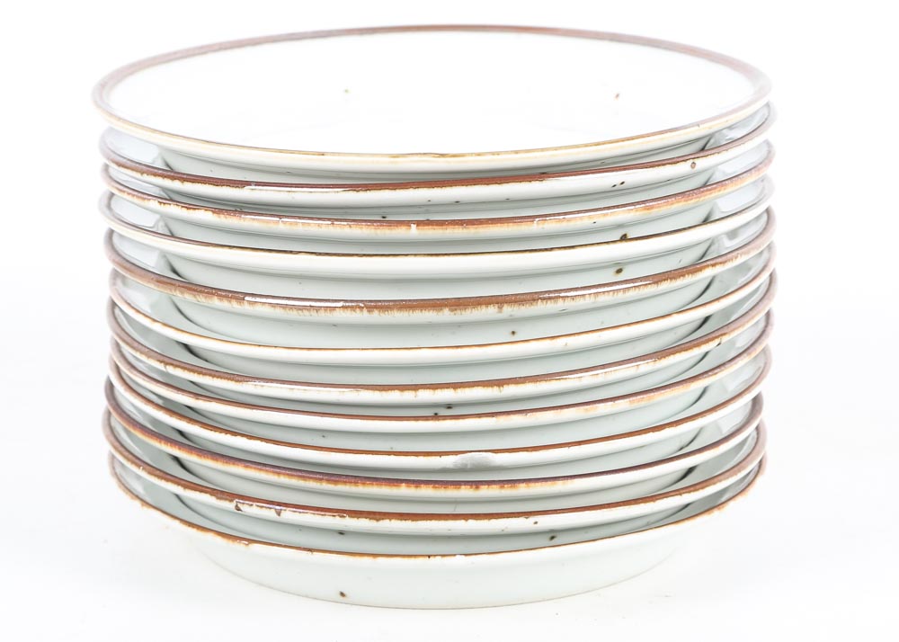 Dansk Place Settings in "Blue Umber" and "Brown Mist"