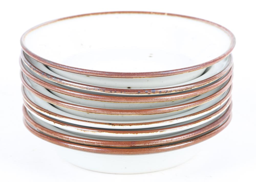 Dansk Place Settings in "Blue Umber" and "Brown Mist"