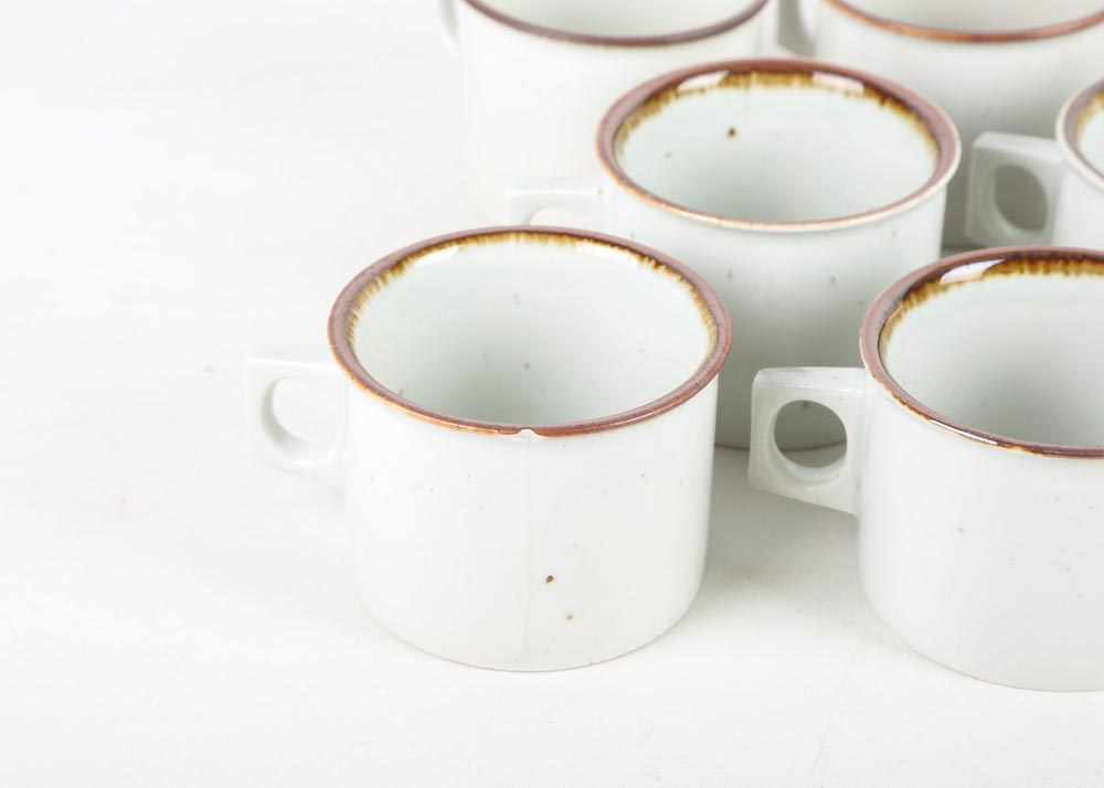 Dansk Place Settings in "Blue Umber" and "Brown Mist"