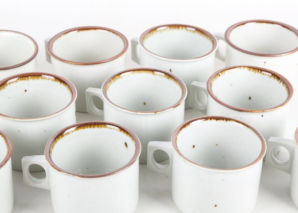 Dansk Place Settings in "Blue Umber" and "Brown Mist"