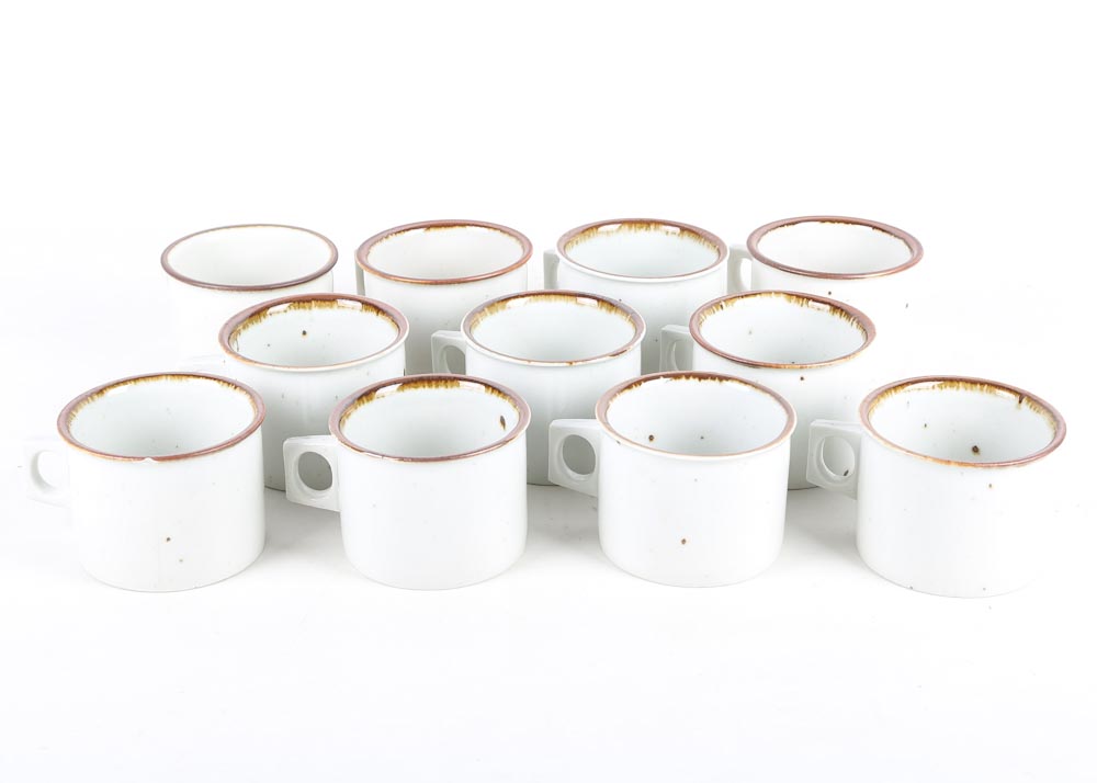 Dansk Place Settings in "Blue Umber" and "Brown Mist"