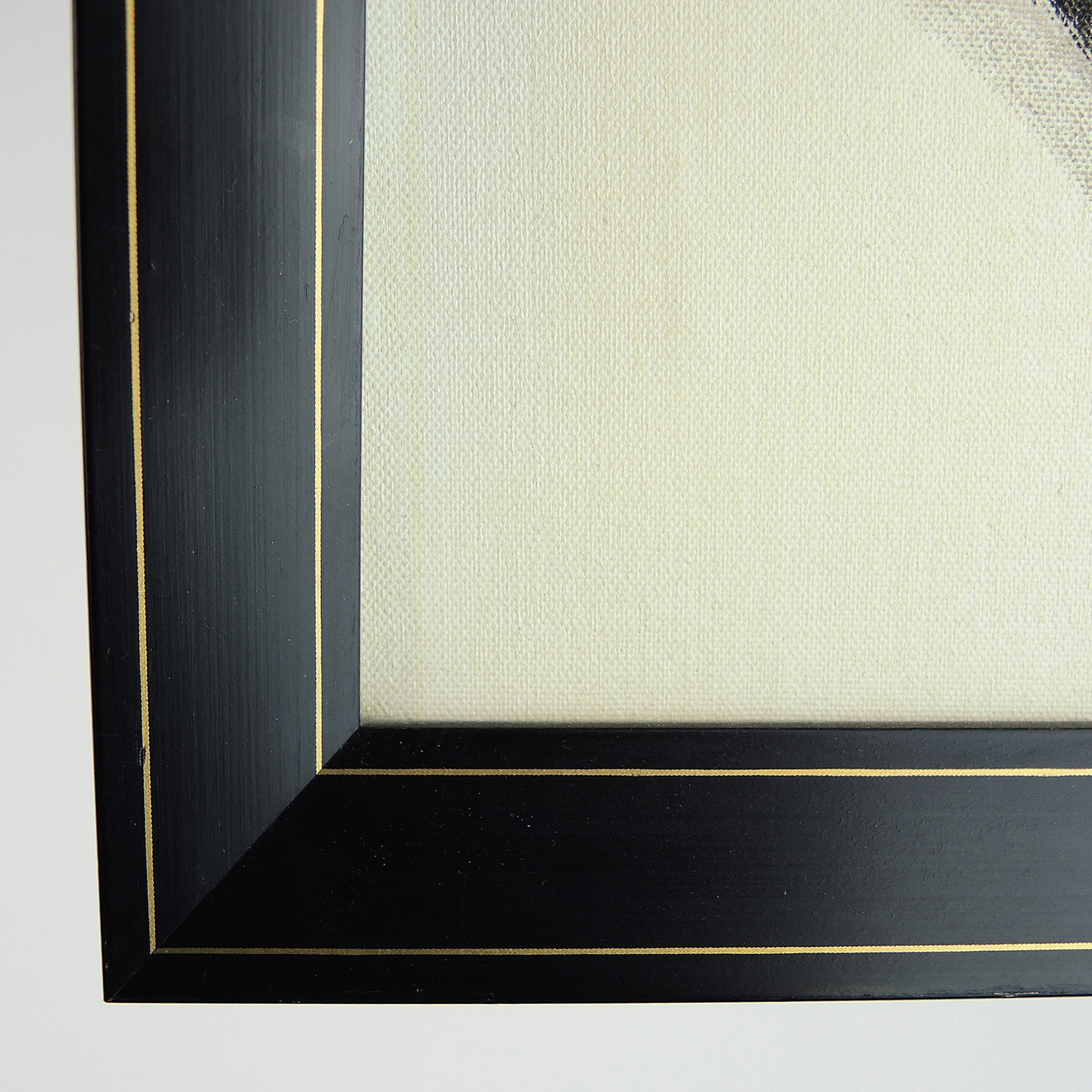 Signed Mixed Media of an Asian Elder