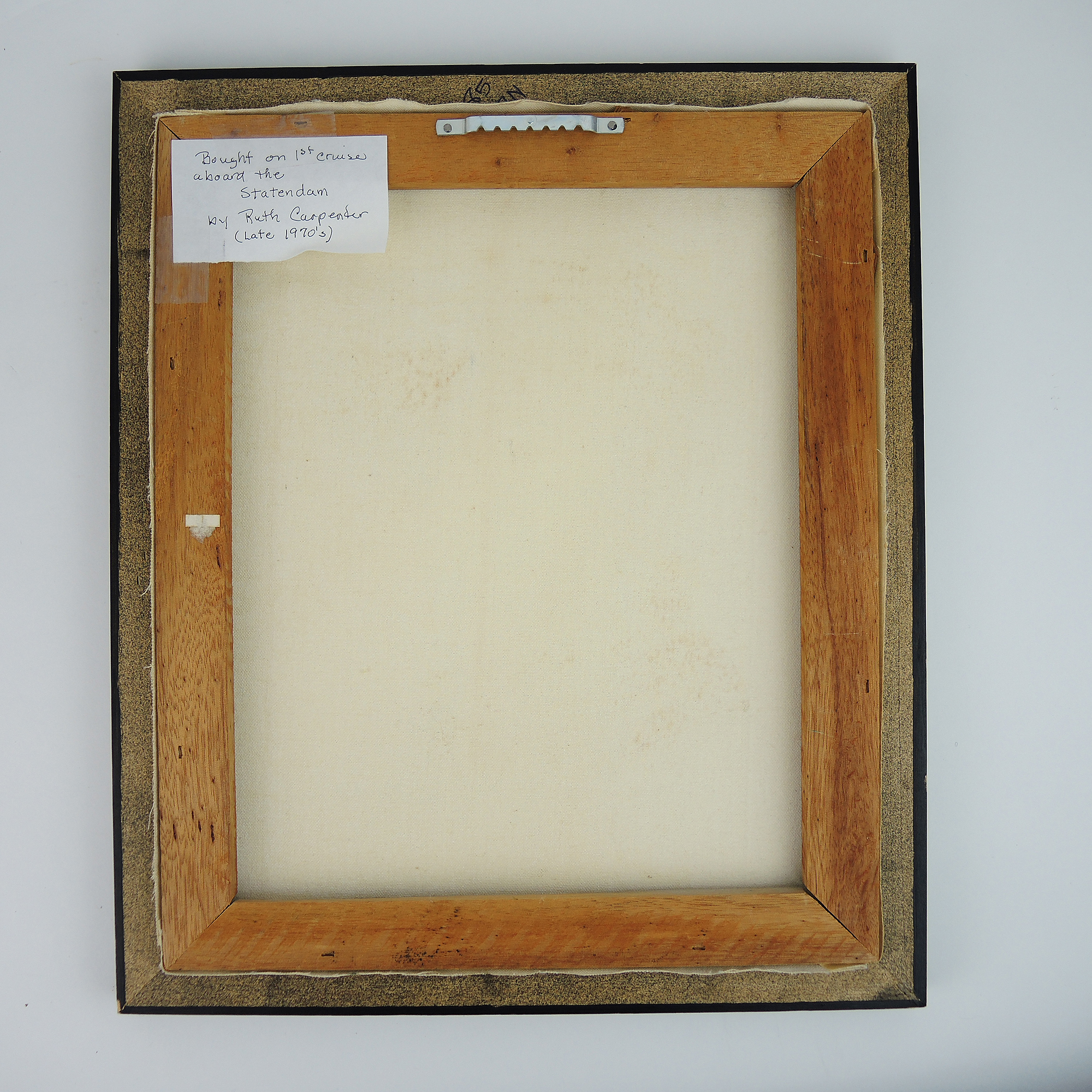 Signed Mixed Media of an Asian Elder