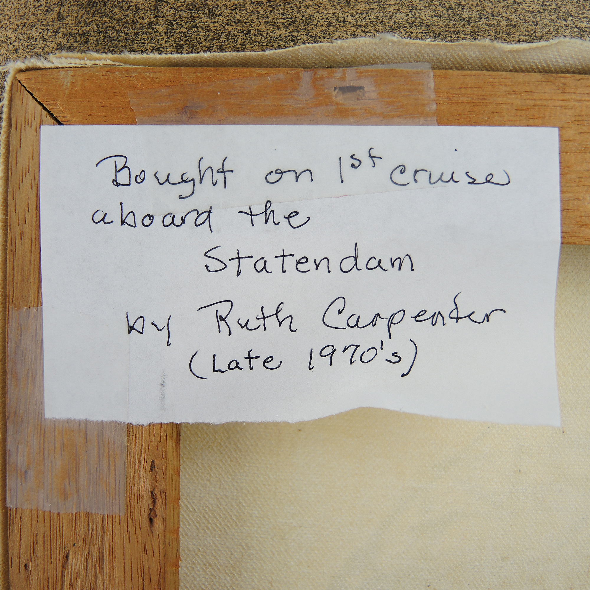 Signed Mixed Media of an Asian Elder