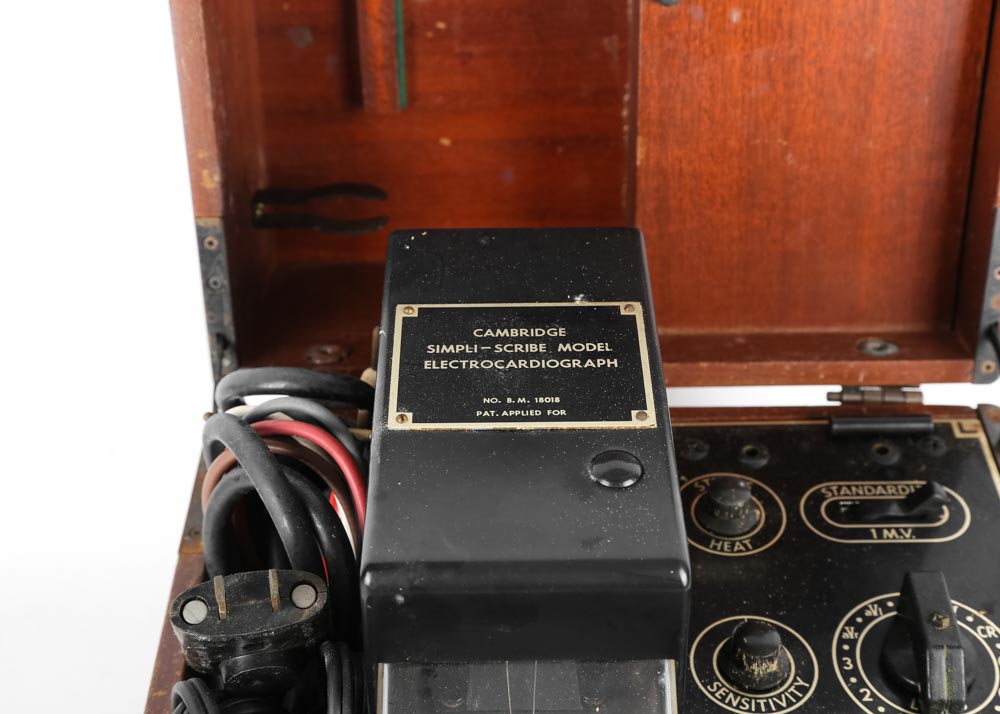 Vintage Simpli-Scribe Portable Cambridge Electrocardiograph