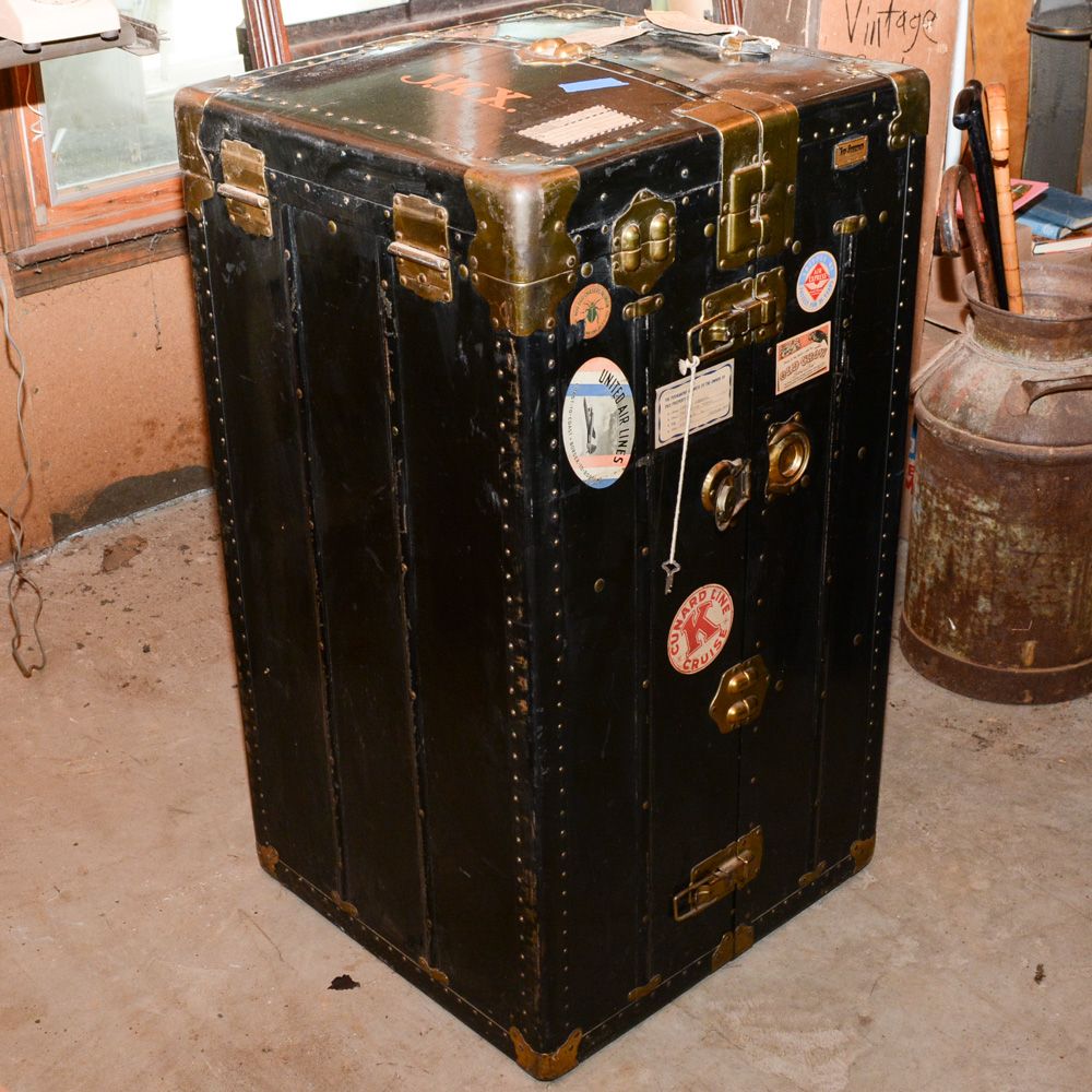 Vintage Wardrobe Trunk
