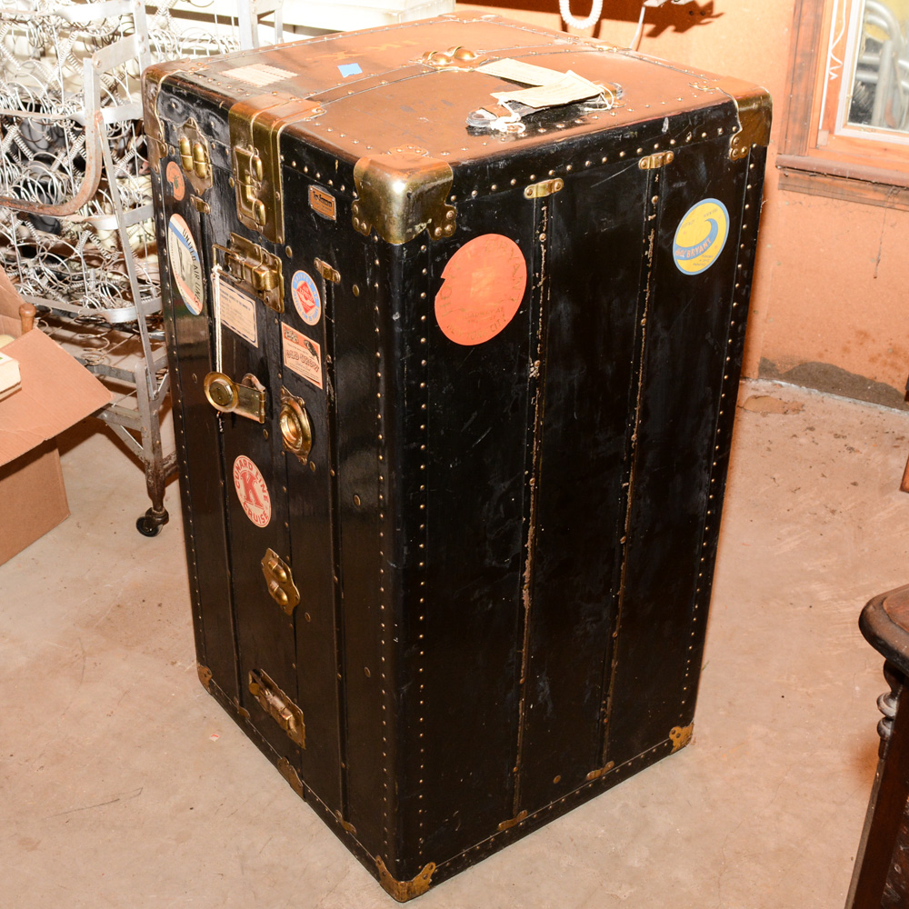 Vintage Wardrobe Trunk