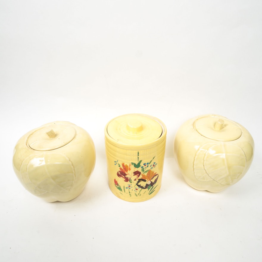 Group of Vintage Ceramic Canisters