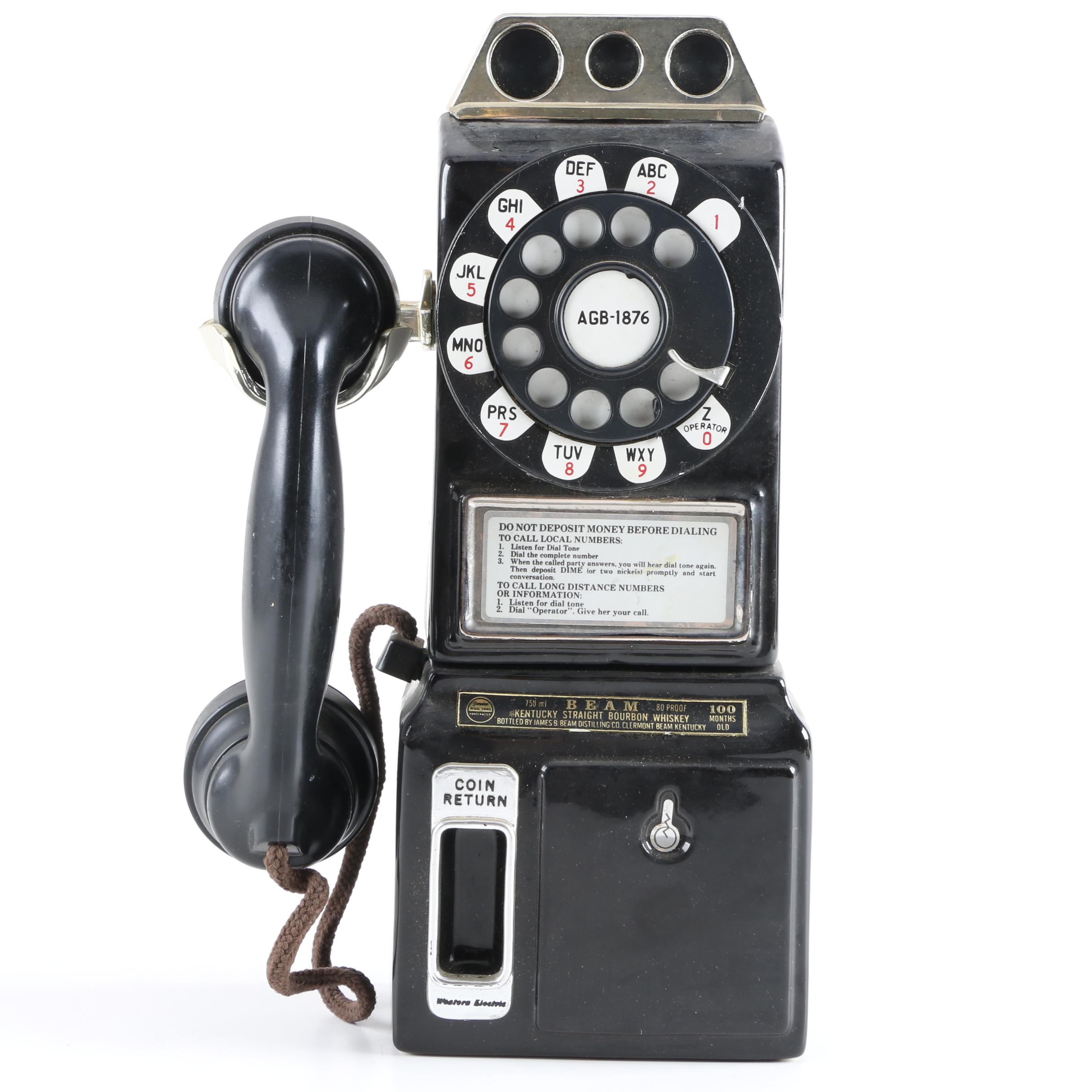 Vintage Jim Beam Telephone Decanter