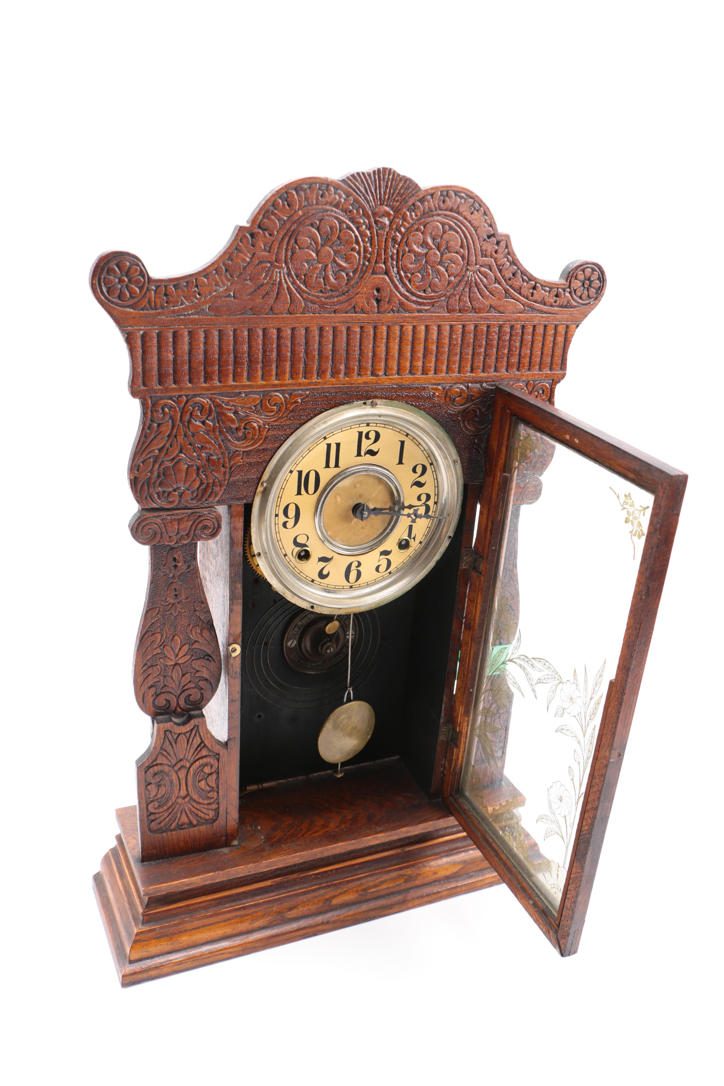 Antique William L. Gilbert "Jewel" Mantel Clock