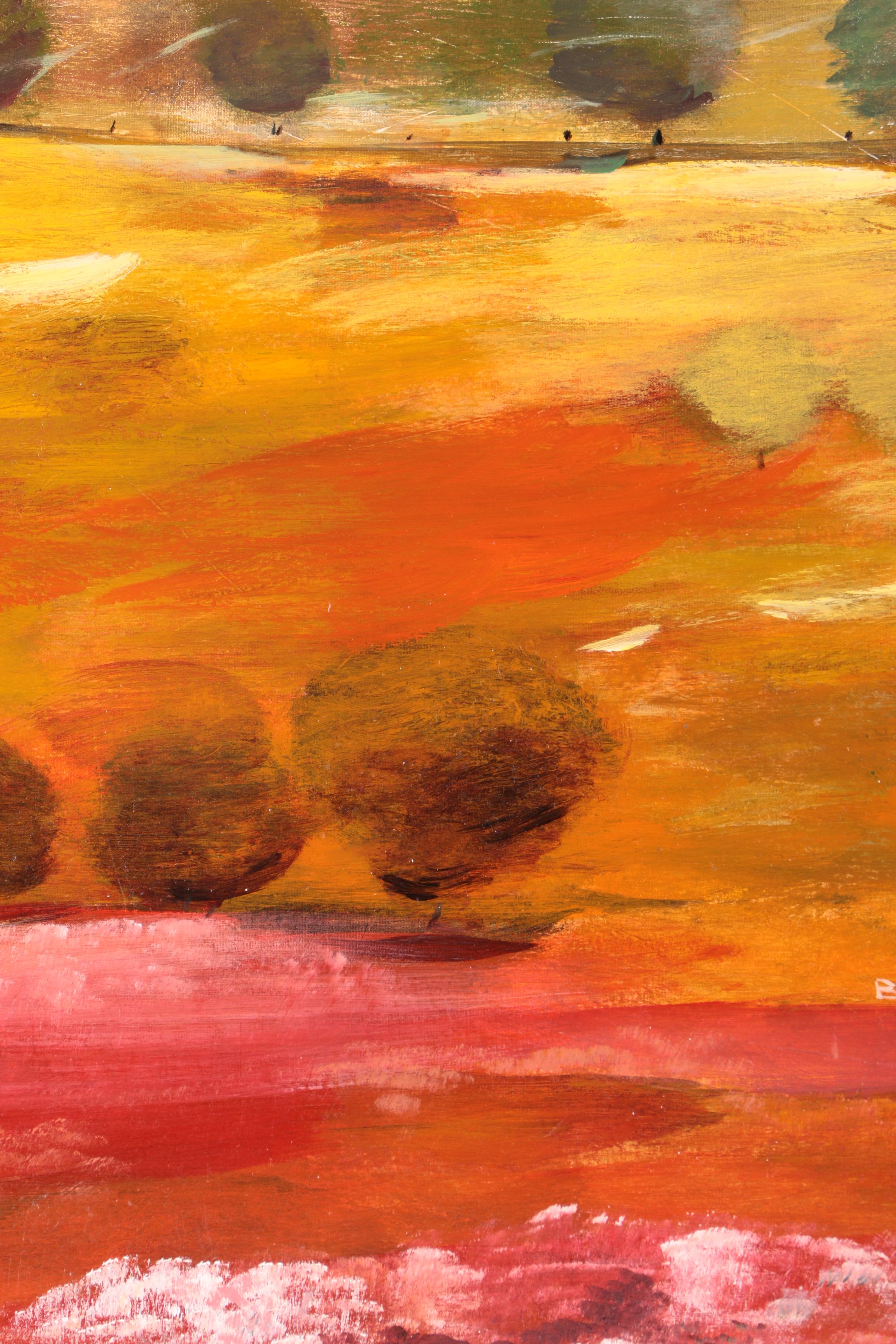 Oil Painting on Canvas of a Landscape