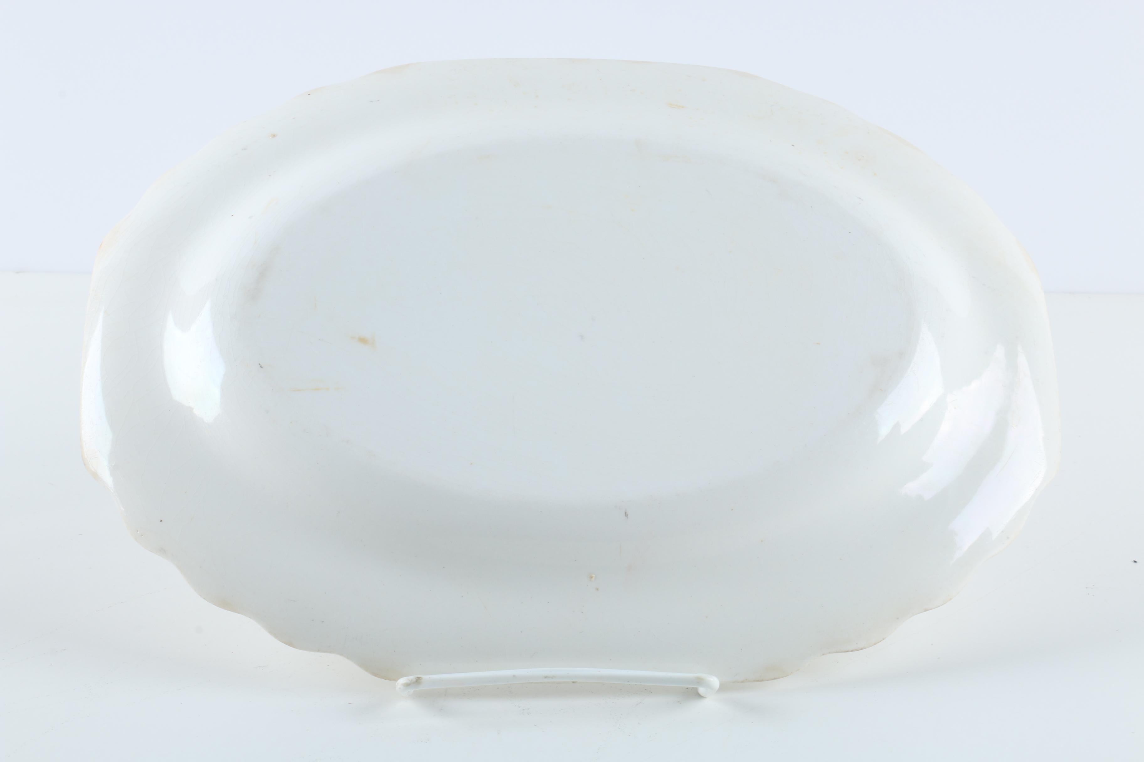 Stoneware Serving Plates with Chas Field Haviland and Rose Pink Footed Bowl