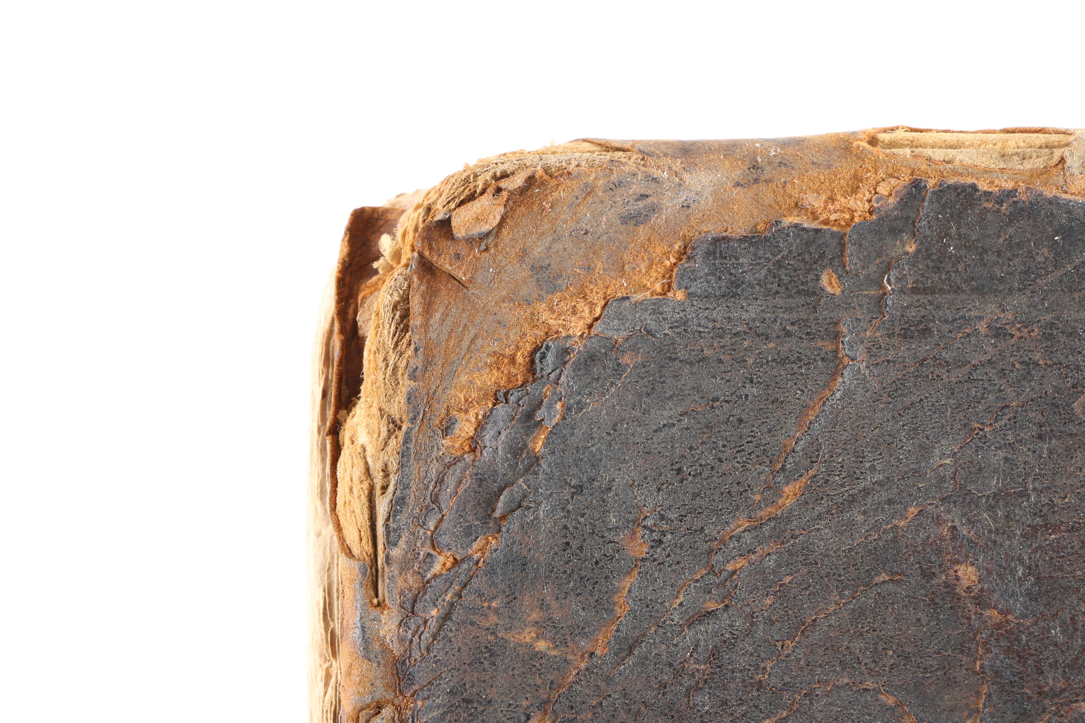 Antique Bible and "The Man of Sorrows" Printed by the Roycrofters