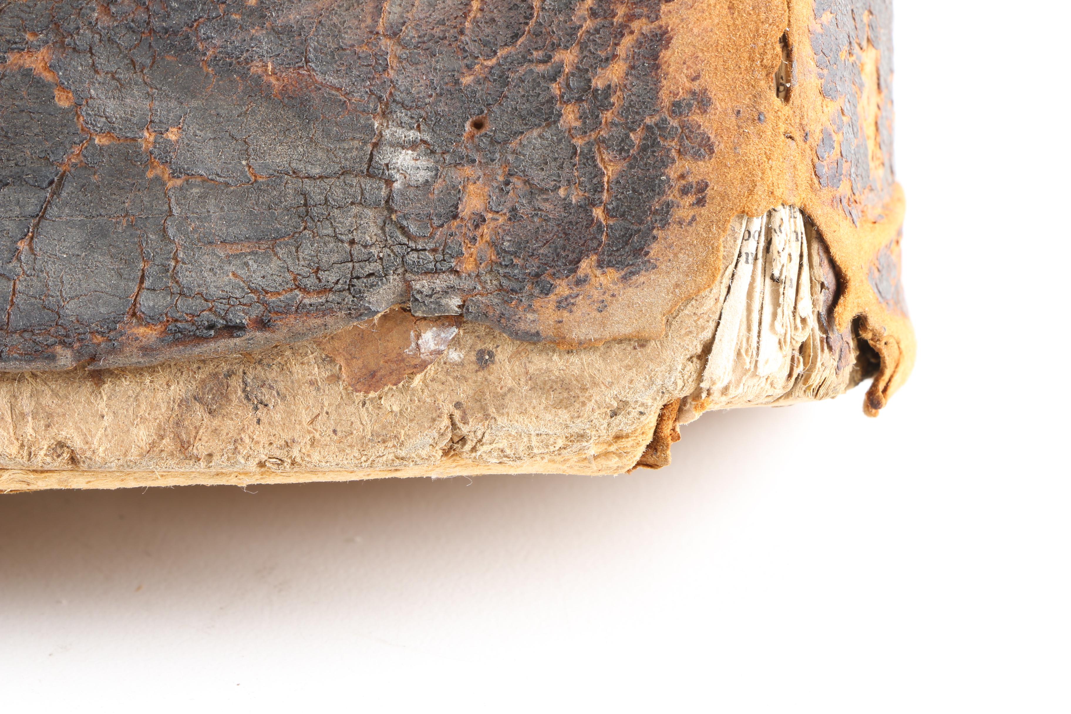 Antique Bible and "The Man of Sorrows" Printed by the Roycrofters