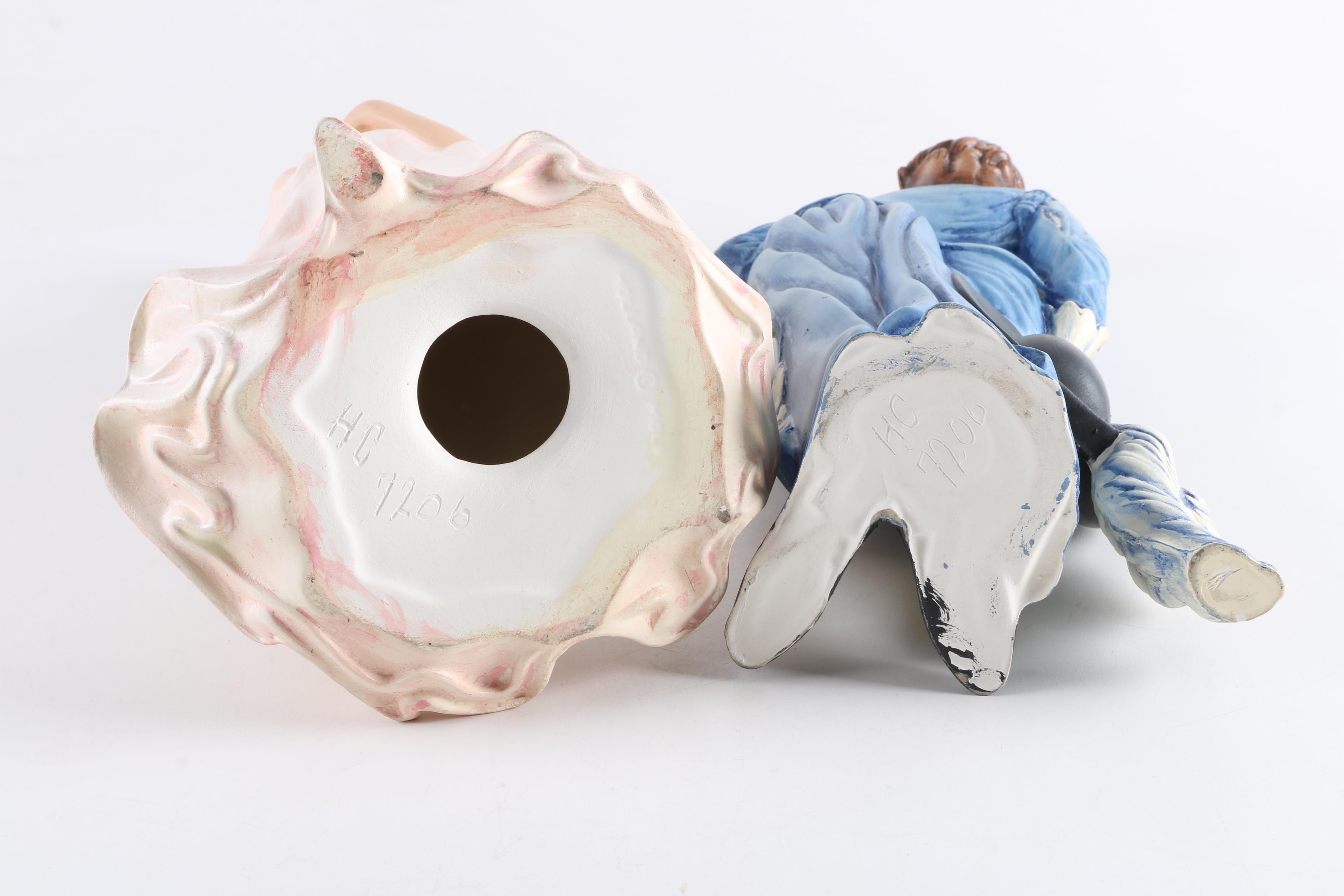 Pair of "Blue Boy" and "Pinkie" Ceramic Figurines