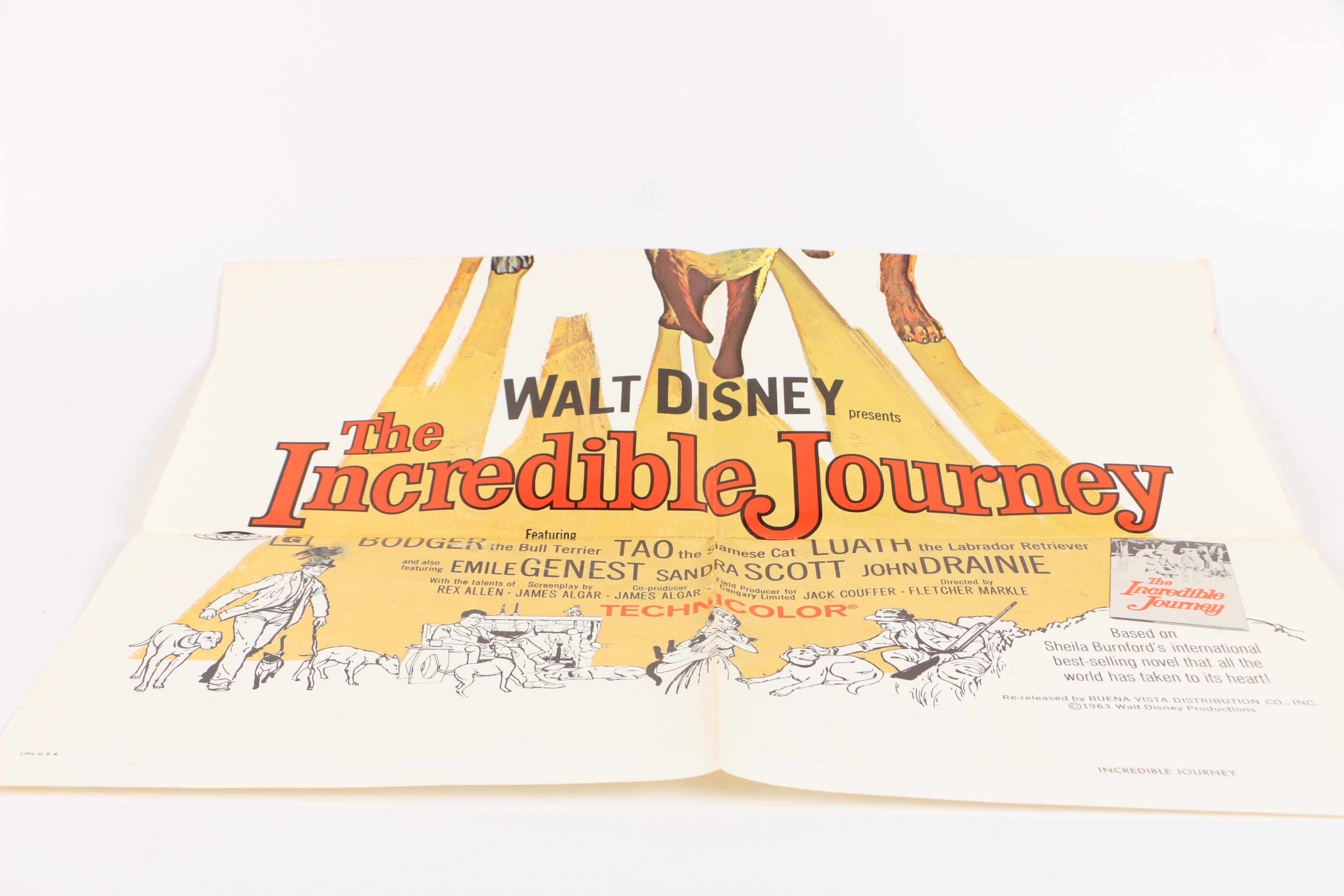 Vintage Walt Disney Feature Film Posters and Lobby Cards