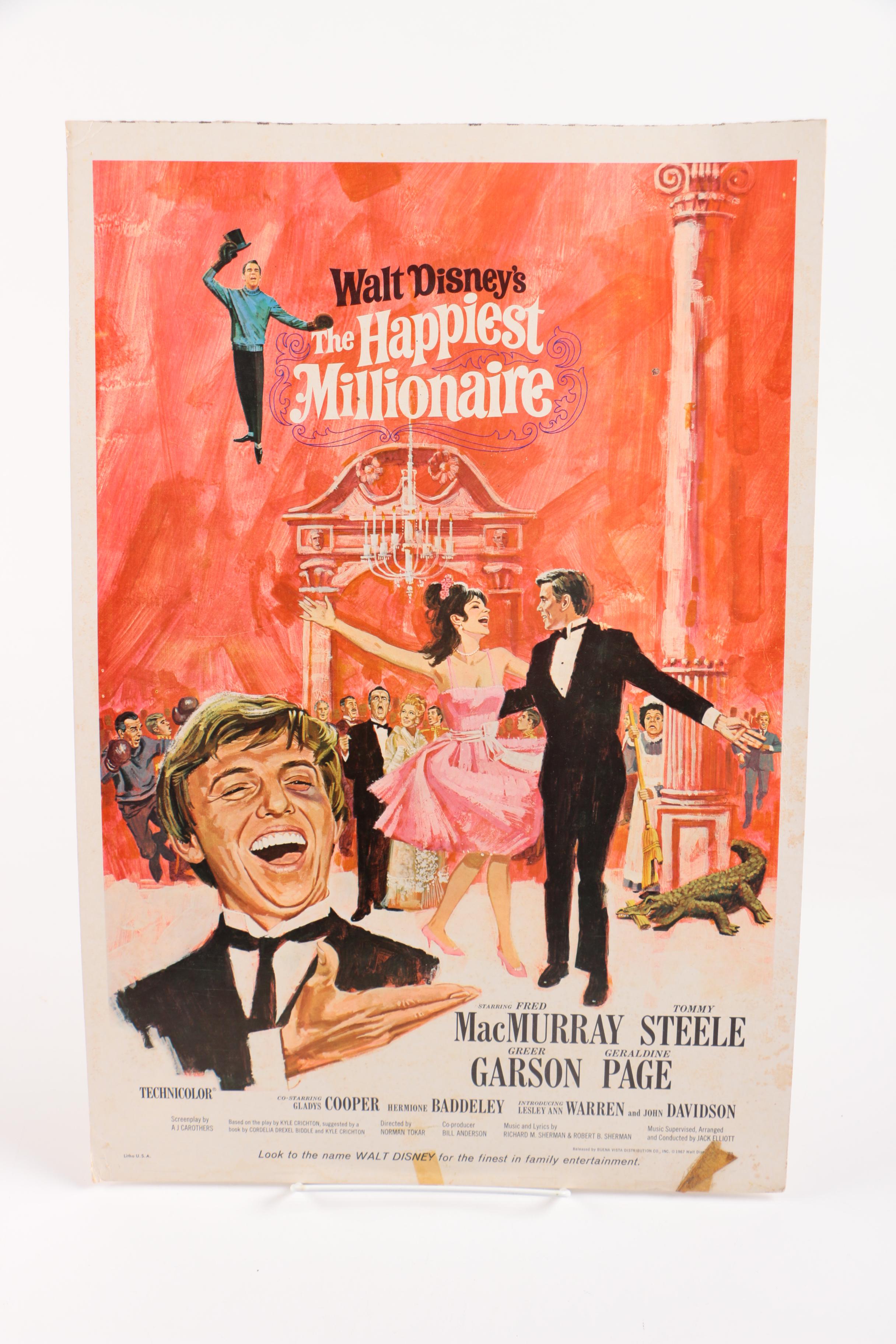 Vintage Walt Disney Feature Film Posters and Lobby Cards