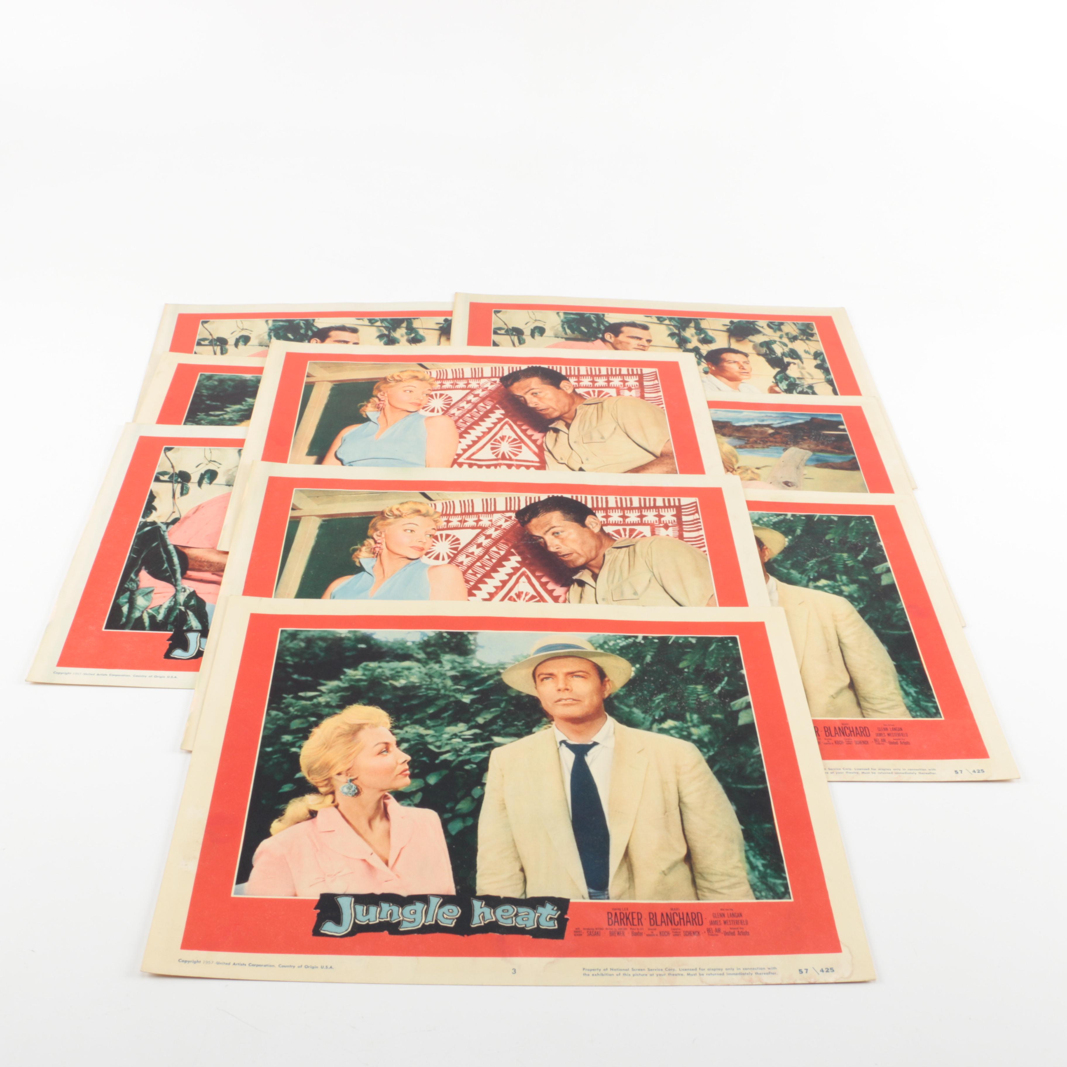 Collection of "Jungle Heat" Lobby Cards