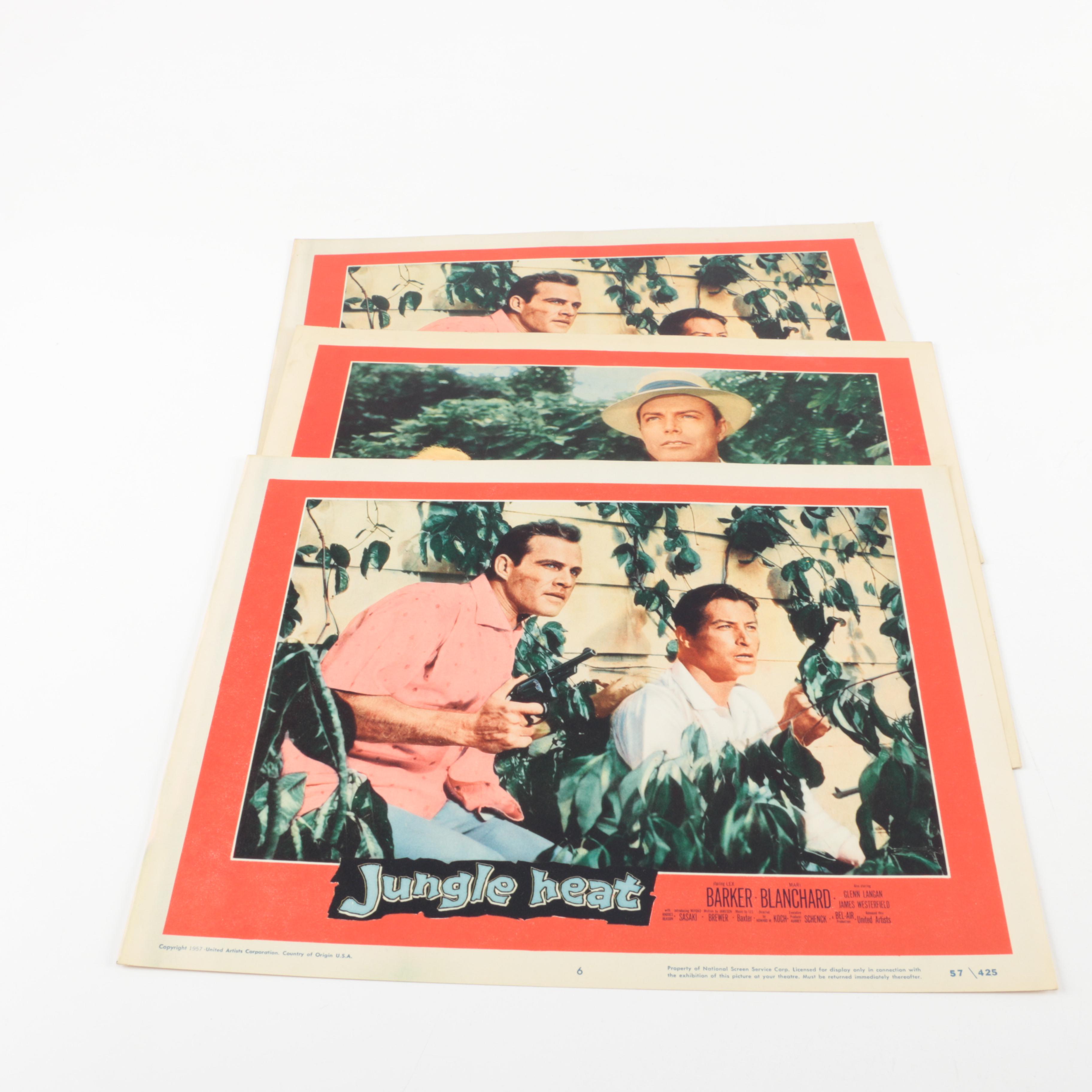 Collection of "Jungle Heat" Lobby Cards