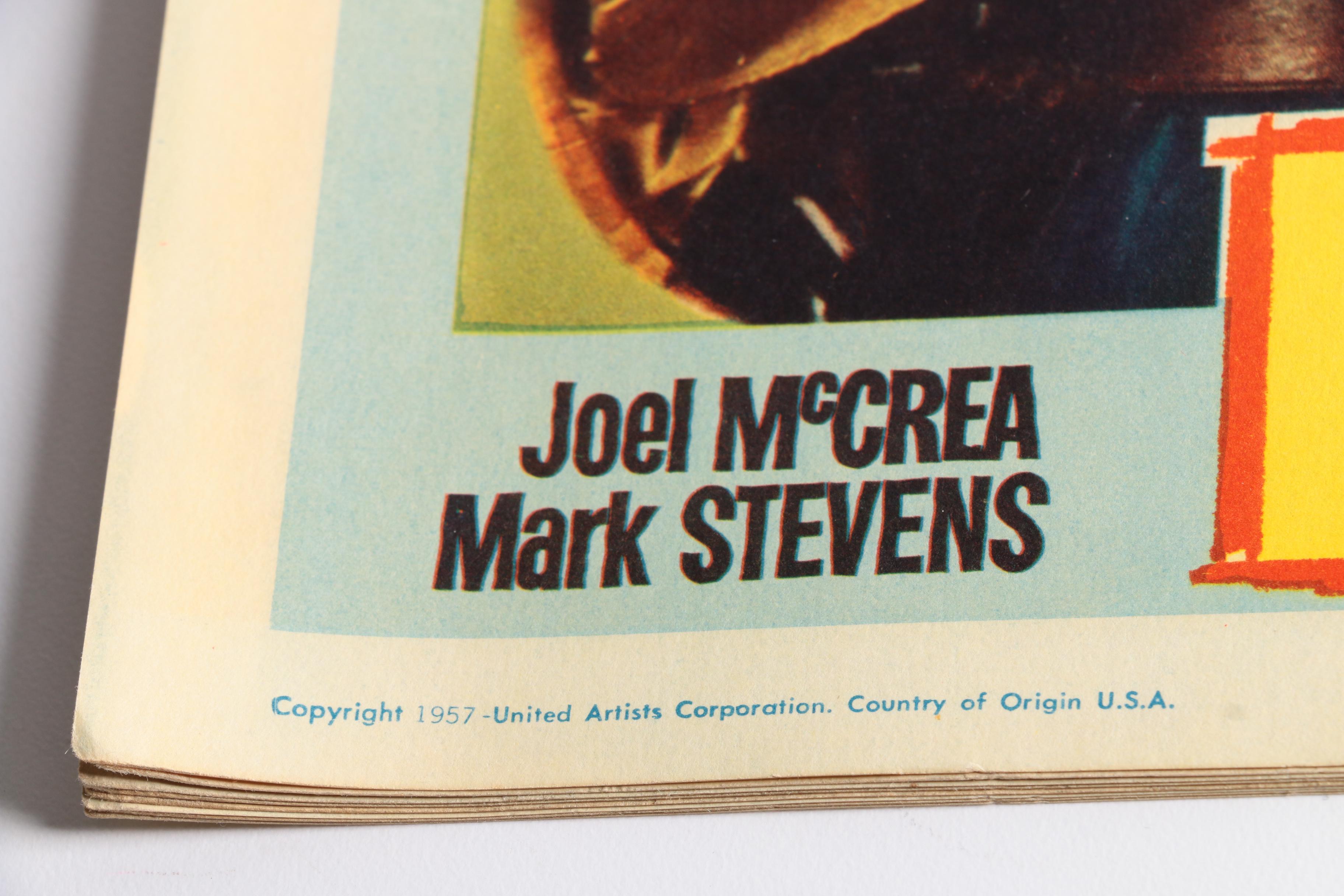 Vintage "Gunsight Ridge" and "The Gun Hawk" Feature Film Lobby Cards