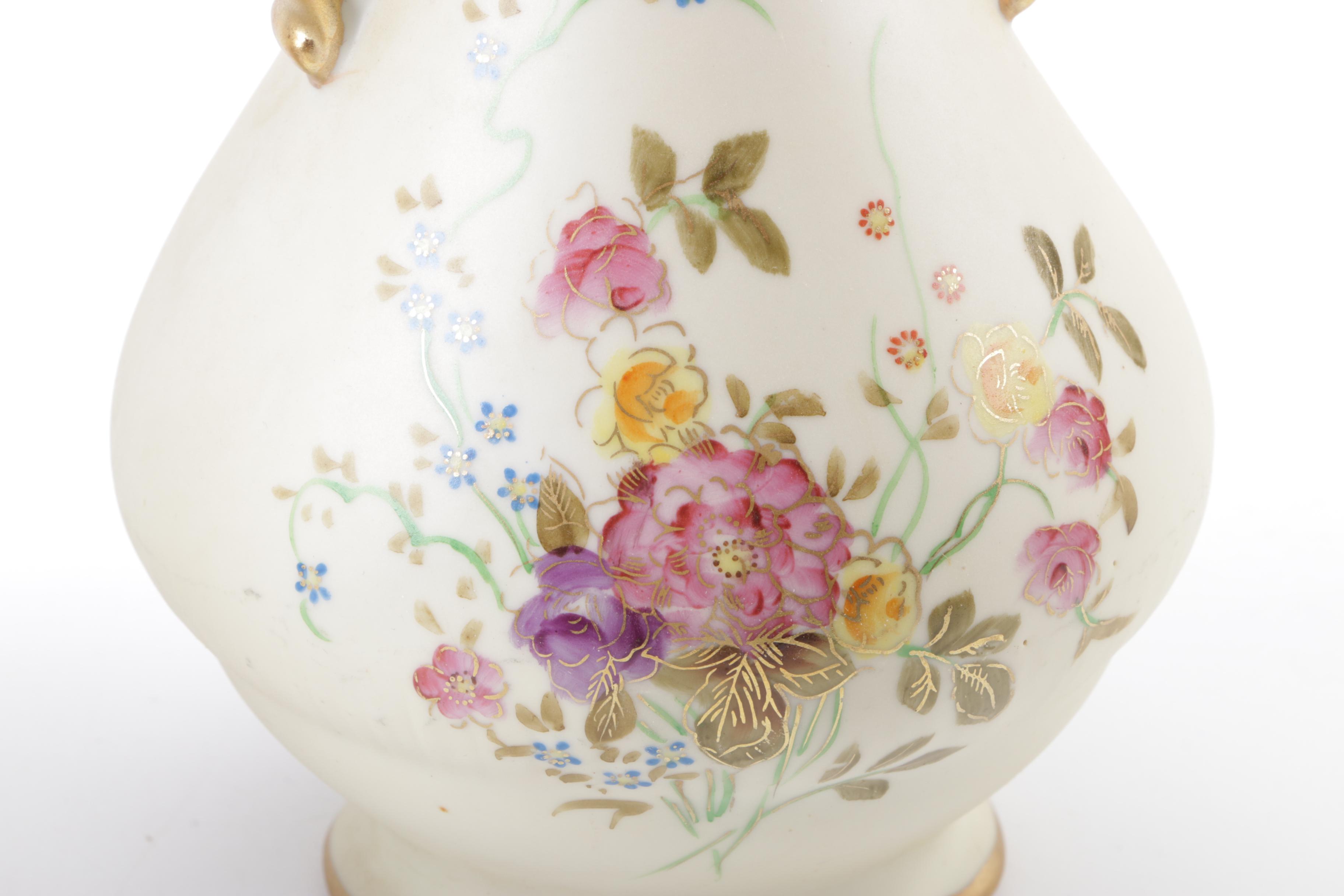 Vintage Hand Painted Porcelain Vases