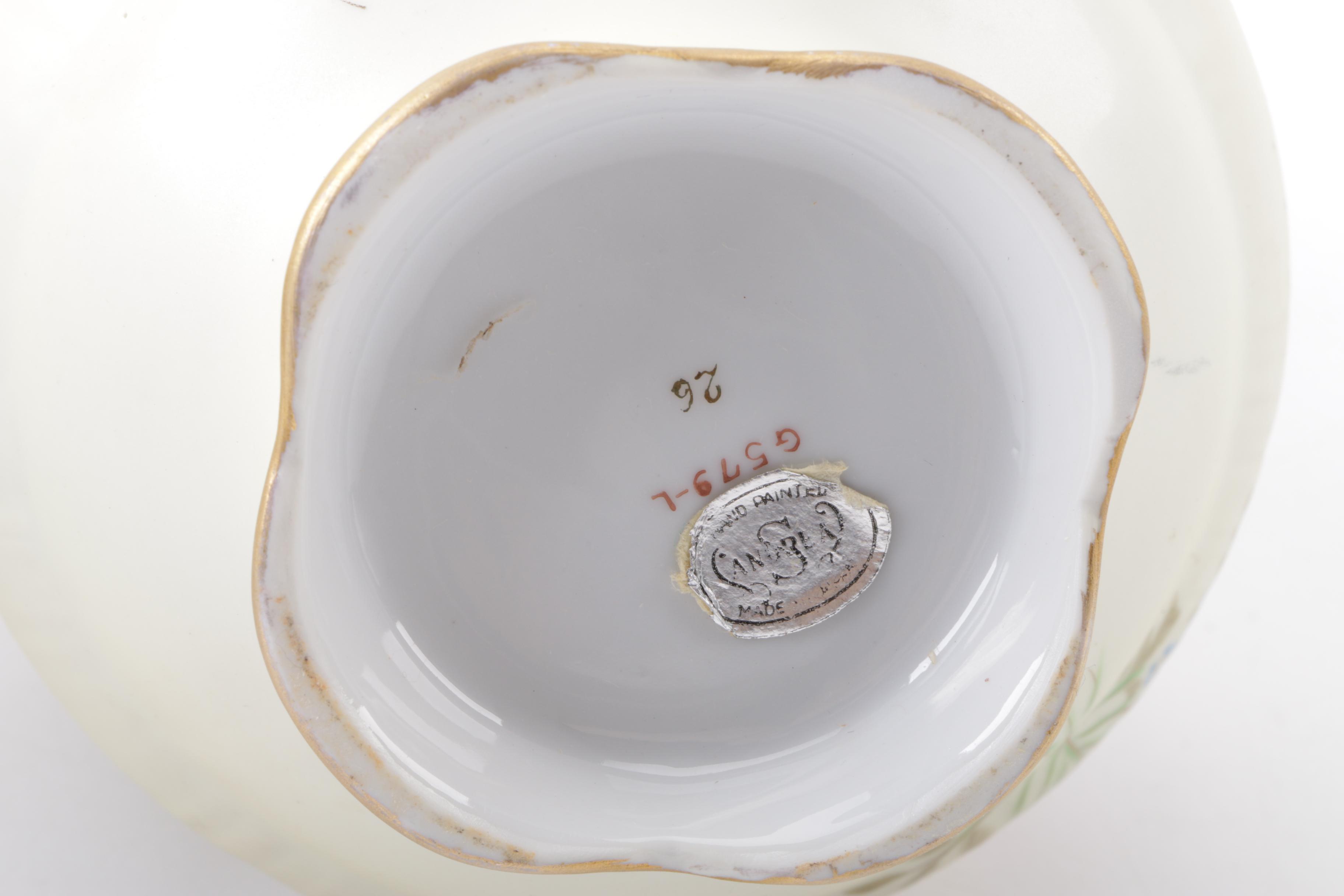 Vintage Hand Painted Porcelain Vases