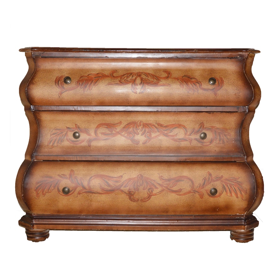 Italian Rococo Style Bombe-Form Commode