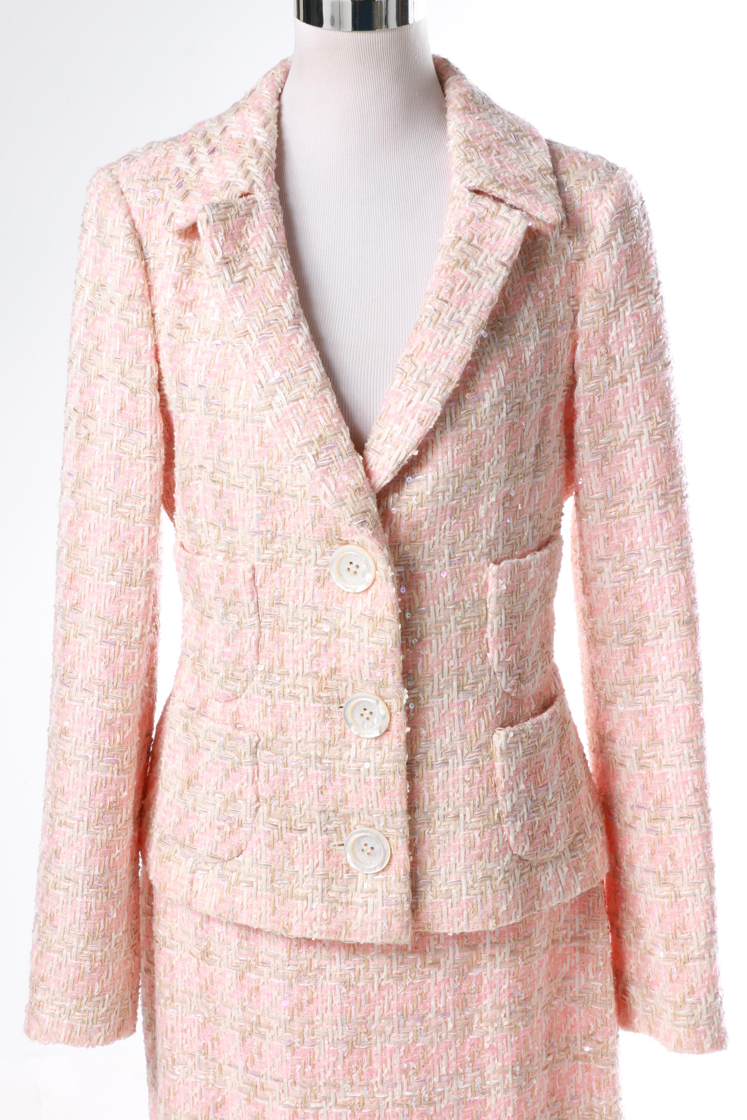 Michael Kors Tweed Skirt Suit