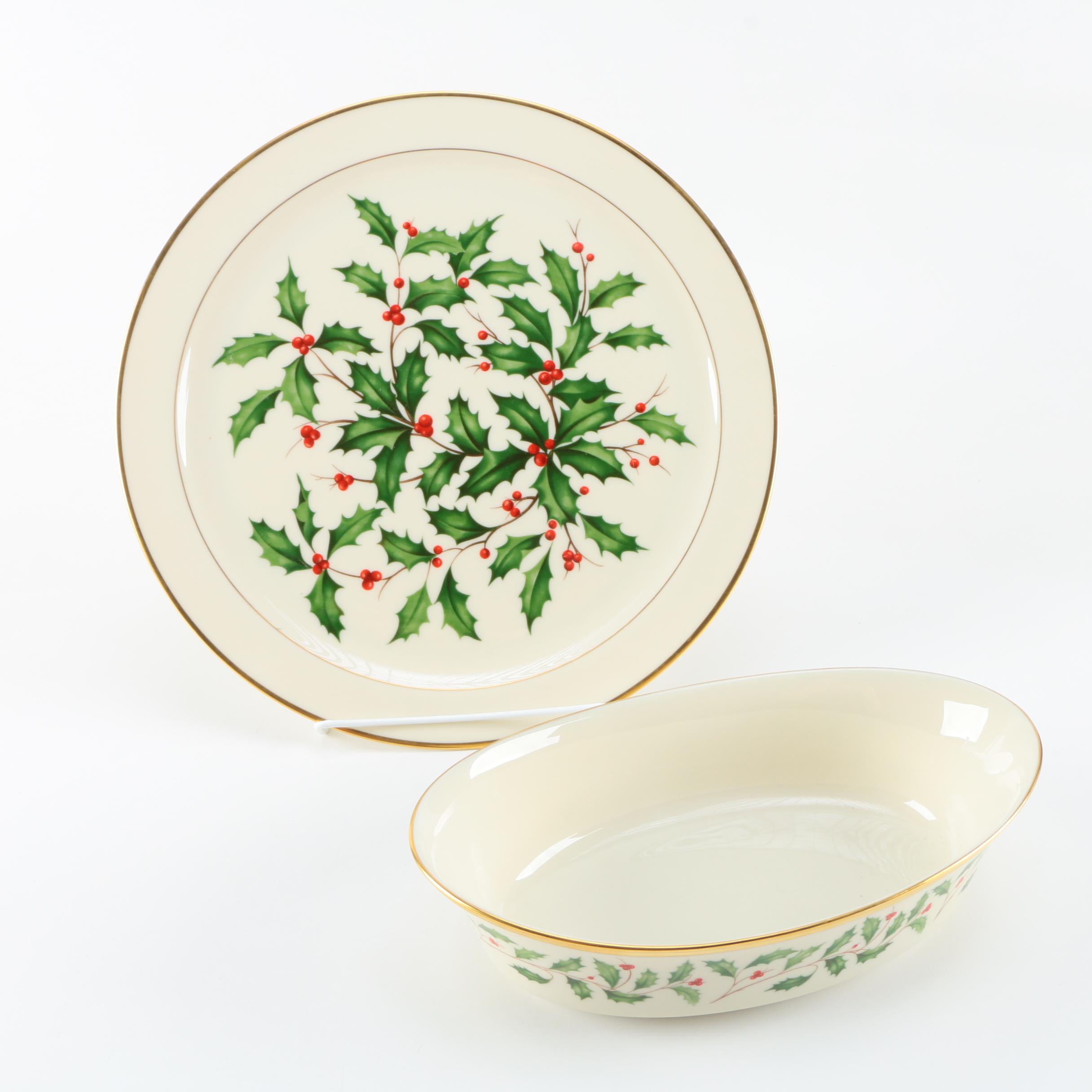 Lenox "Holiday" Serveware