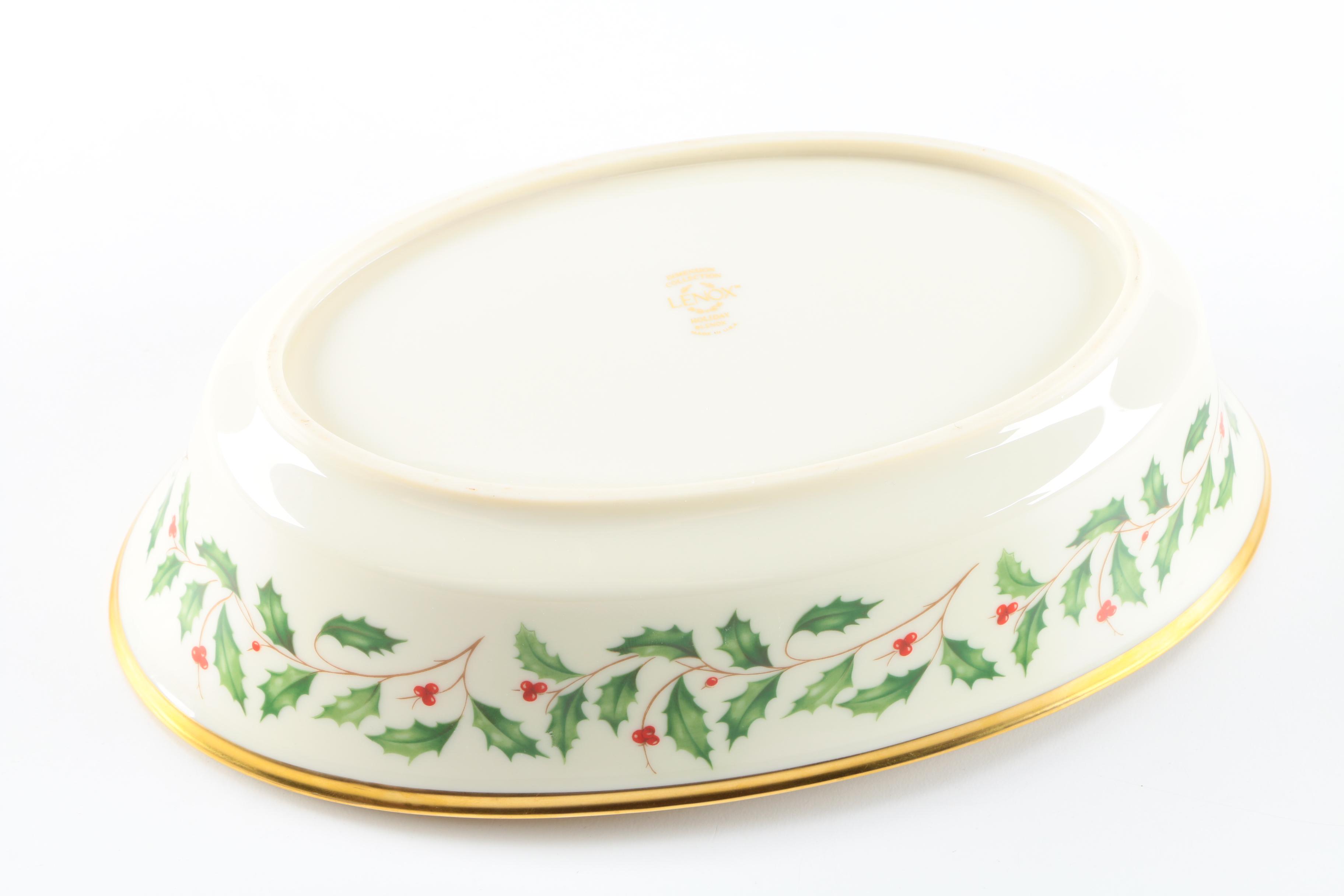 Lenox "Holiday" Serveware
