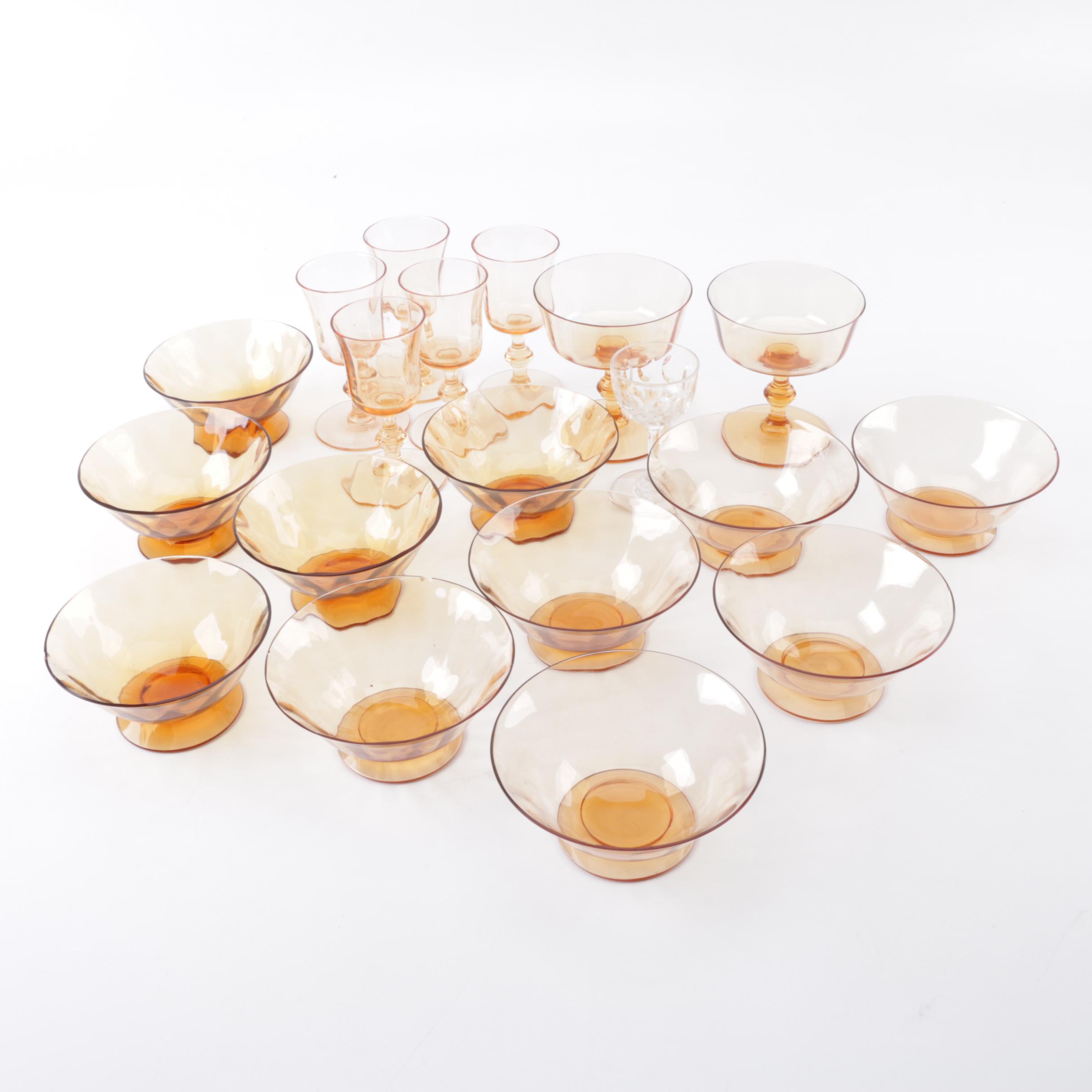 Colored Glass Tableware