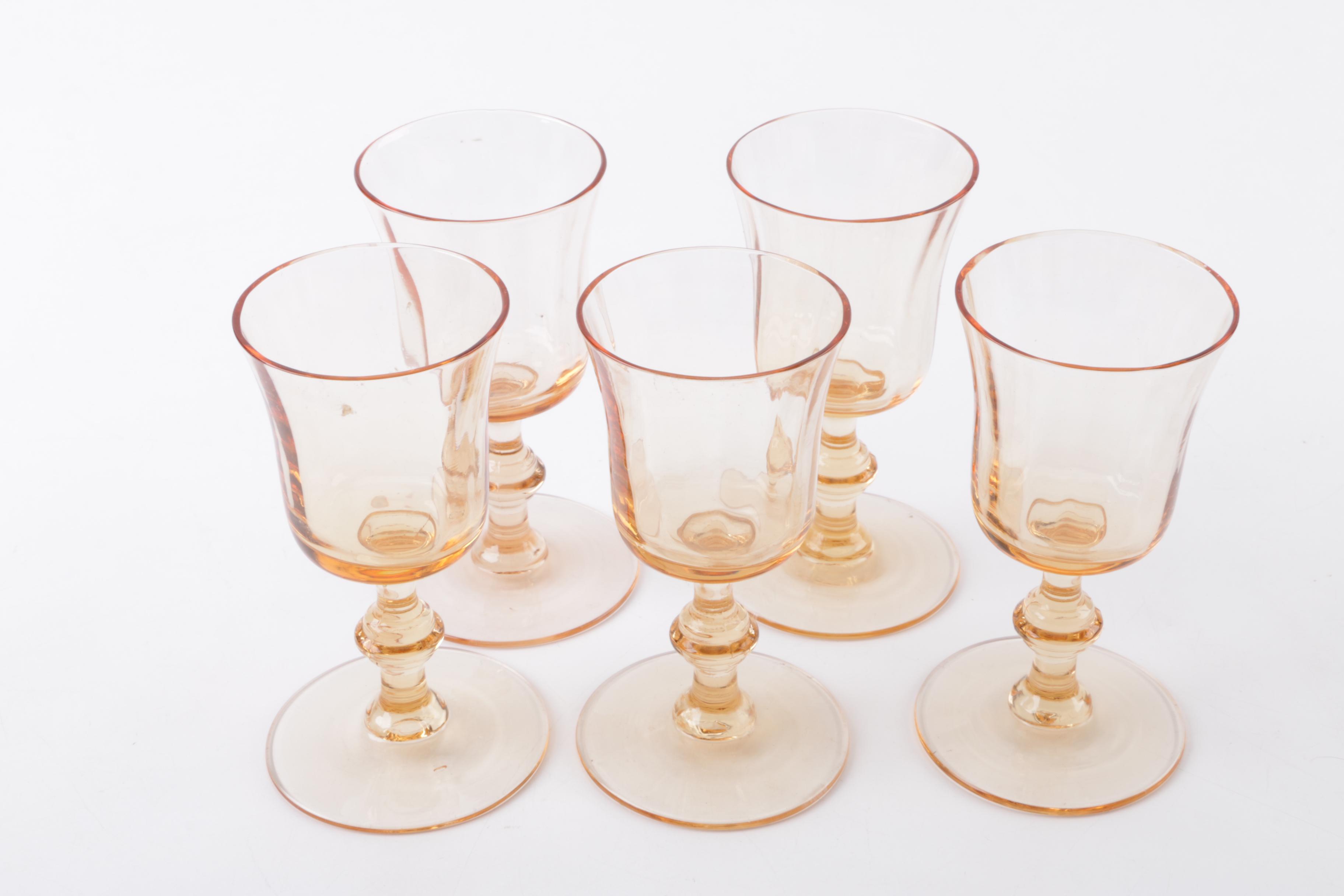 Colored Glass Tableware