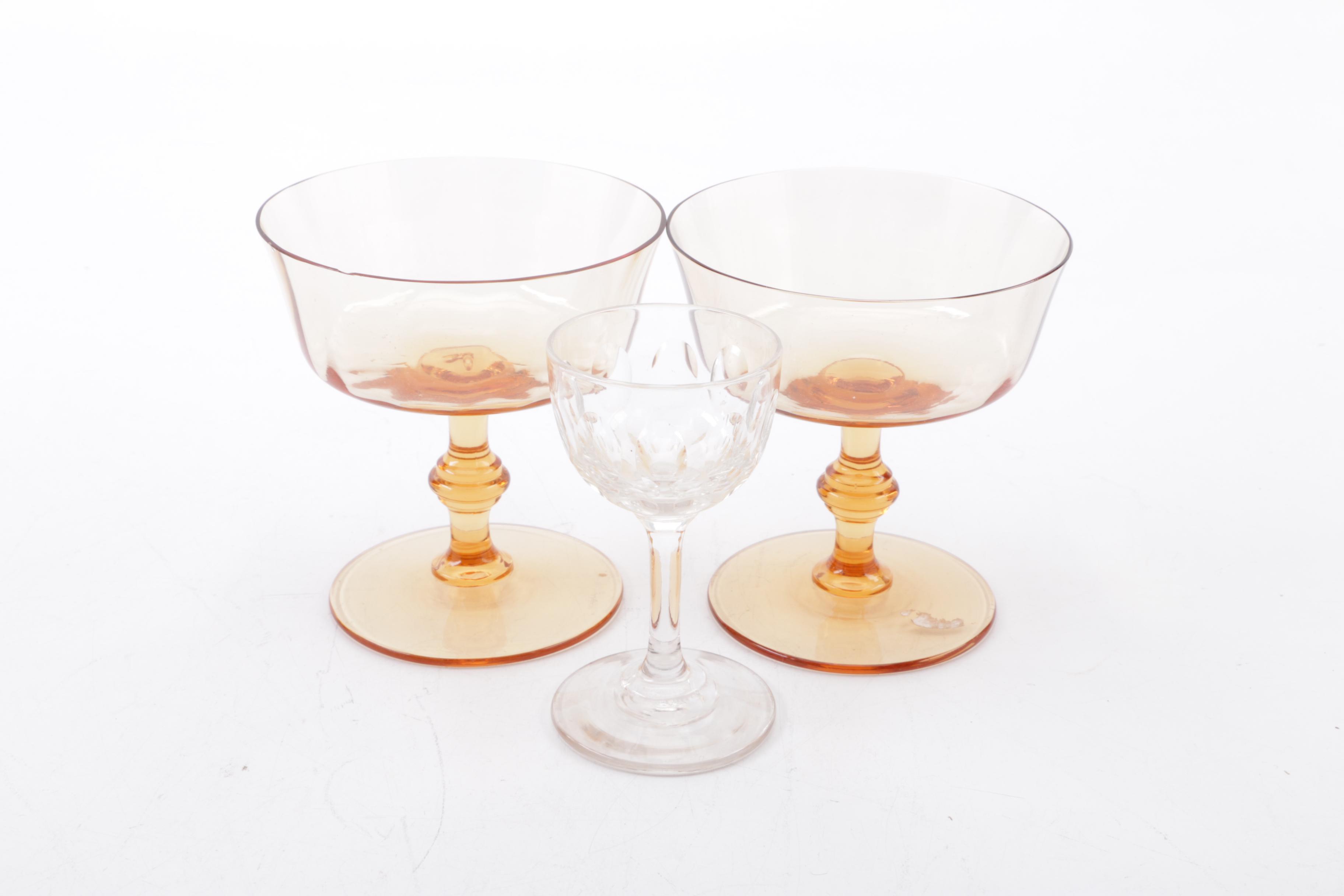 Colored Glass Tableware