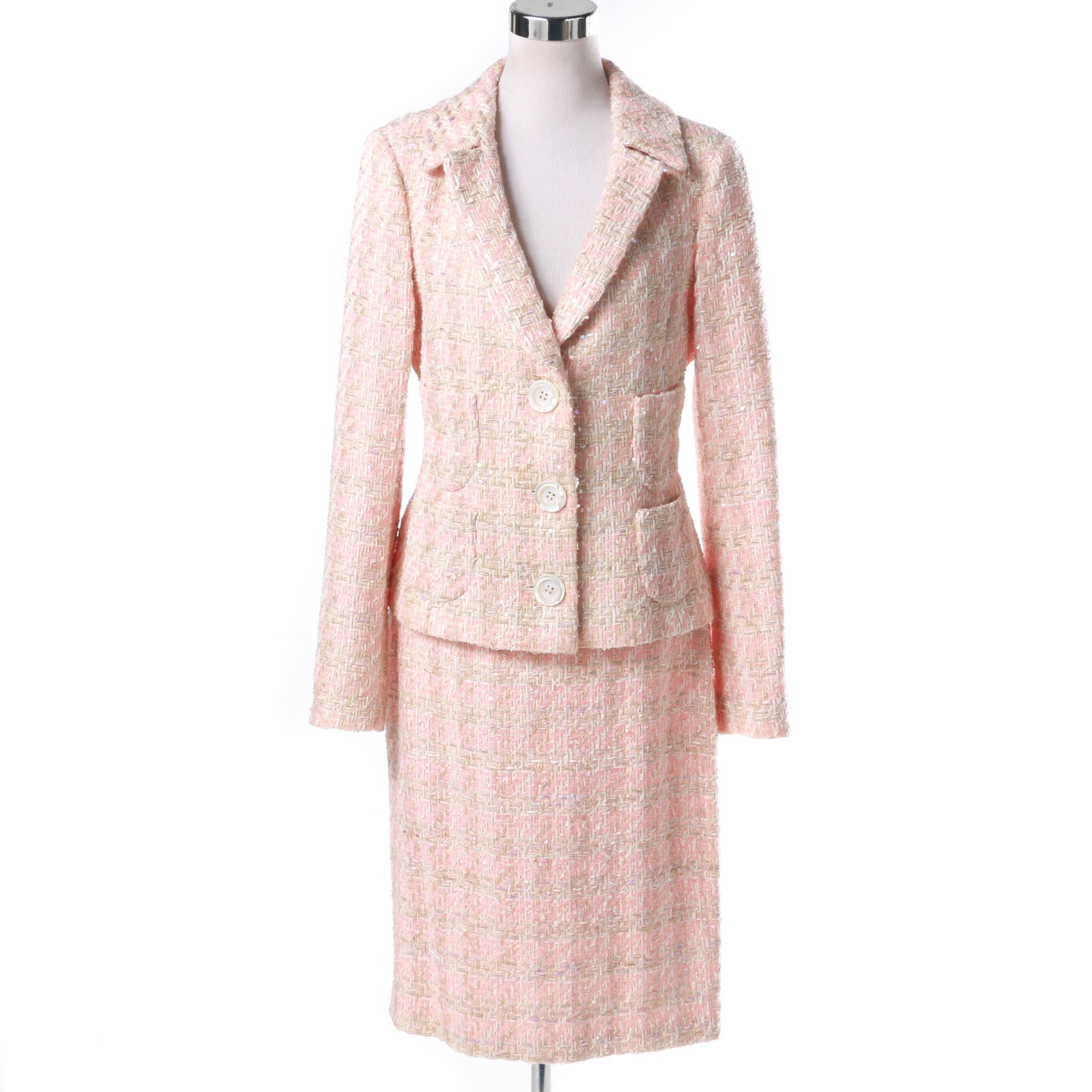 Michael Kors Tweed Skirt Suit
