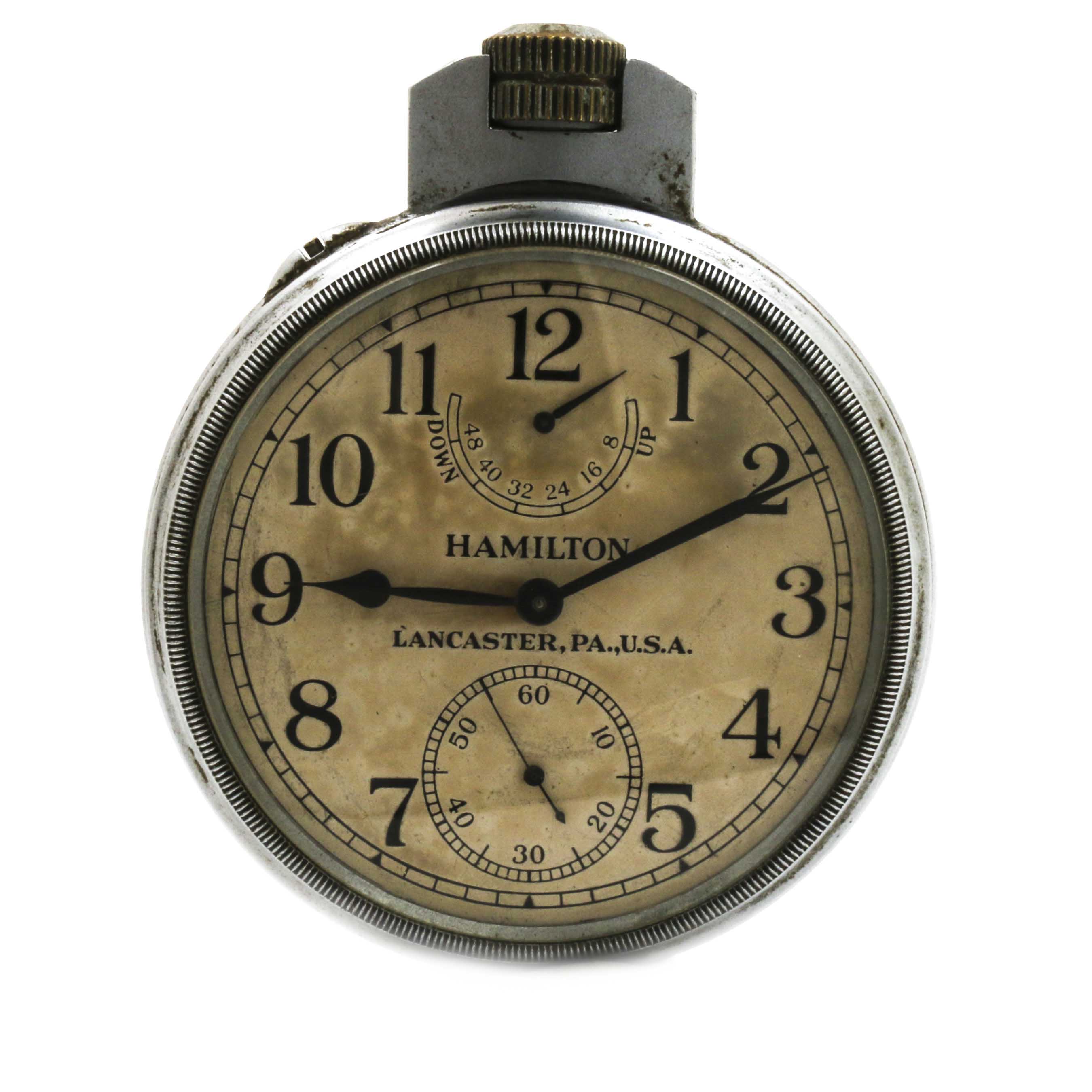 Vintage Hamilton Lancaster U.S. Navy Deck Watch
