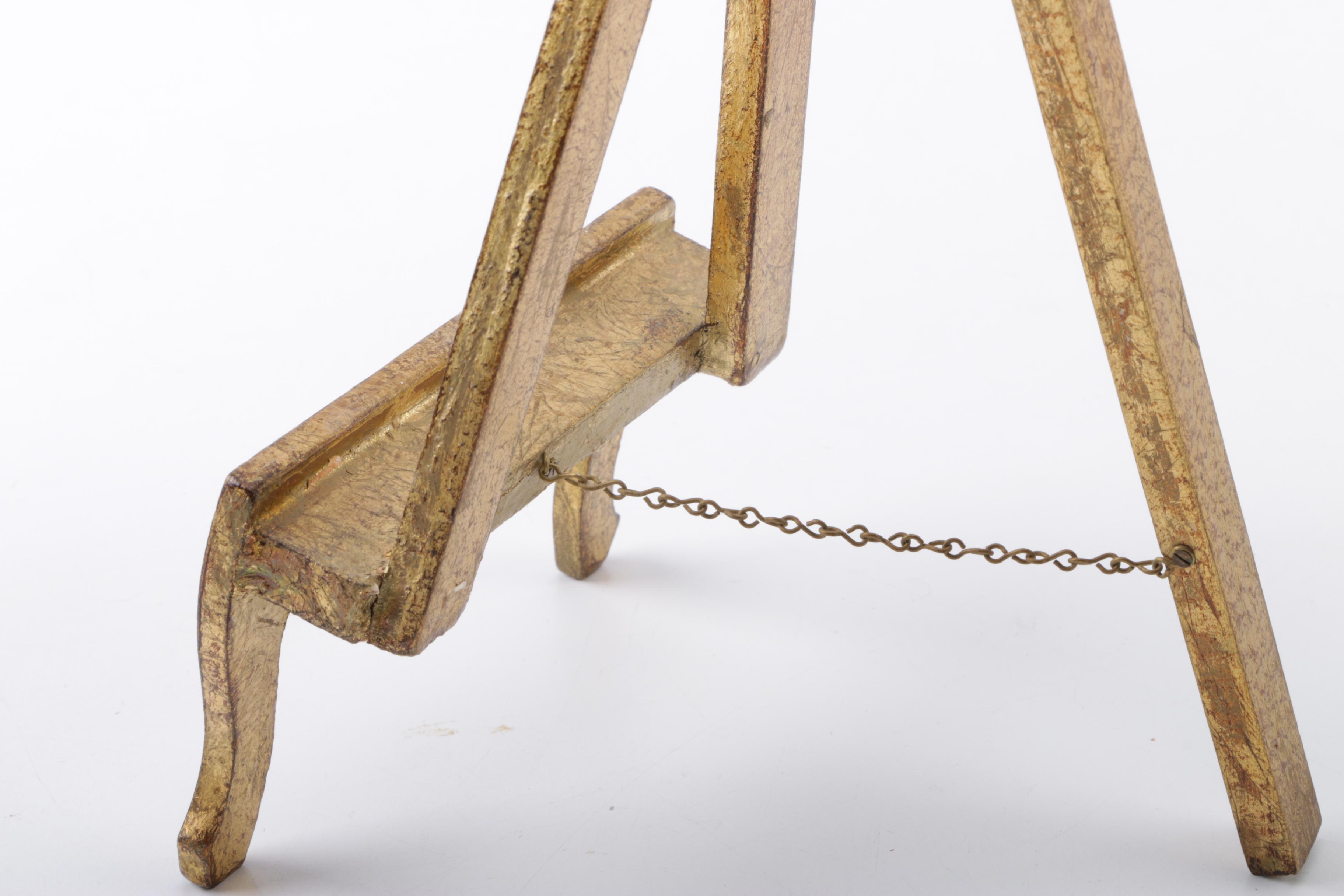 Three Vintage Reproduction Prints on Wooden "Antiqued Florentine Plaques"