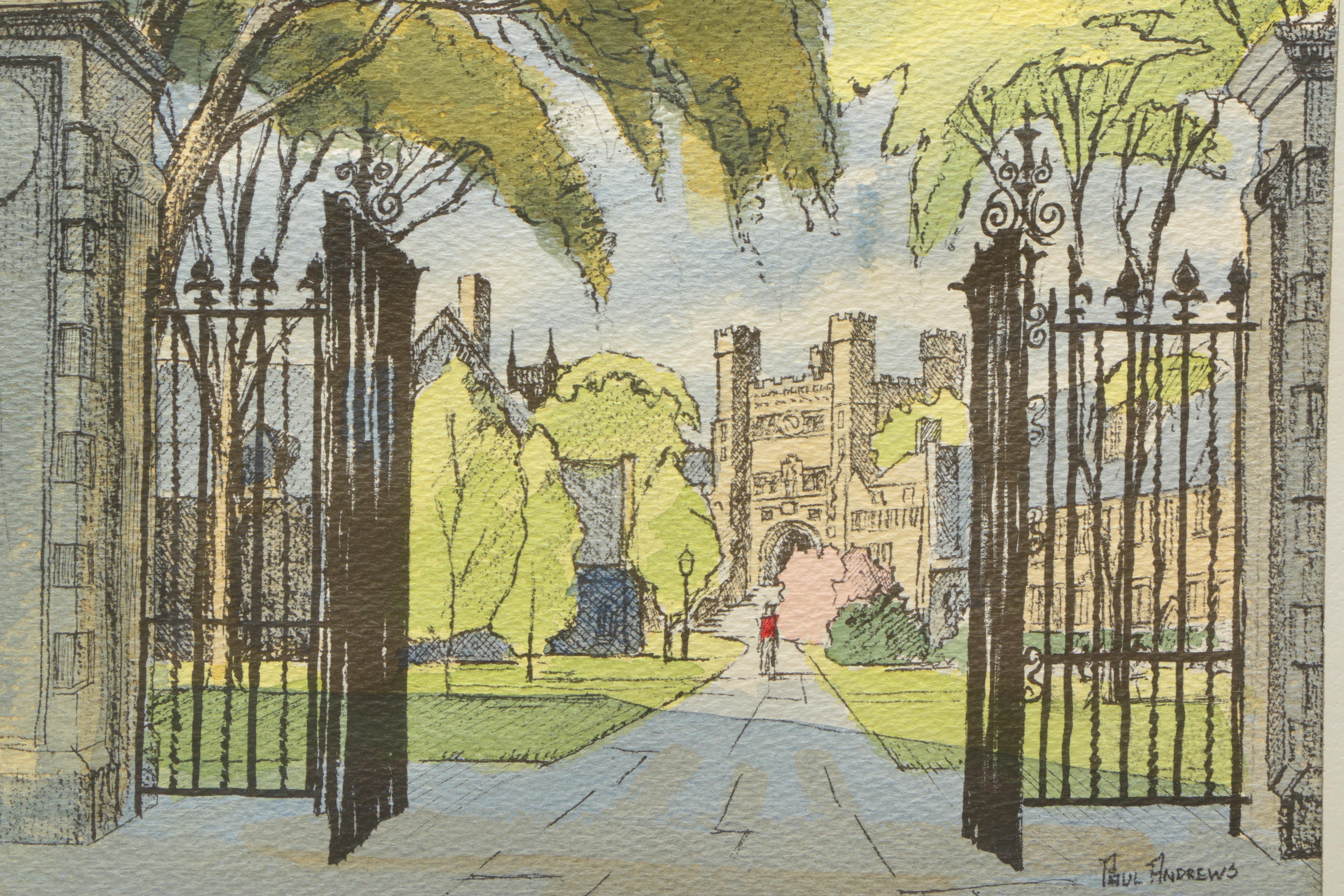 Paul Andrews Watercolor Paintings of Architecture