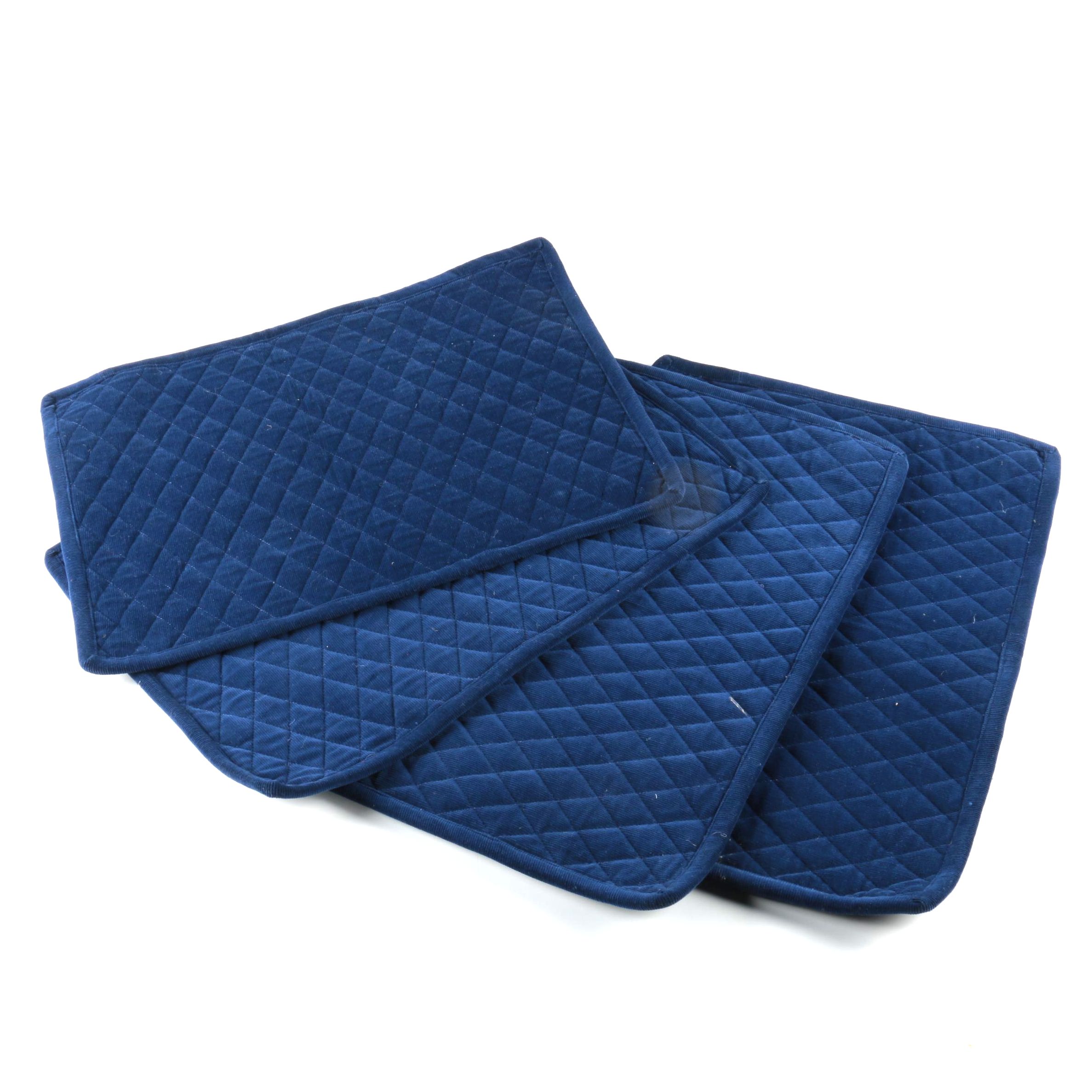 Set of Quilted Corduroy Placemats by Juliska