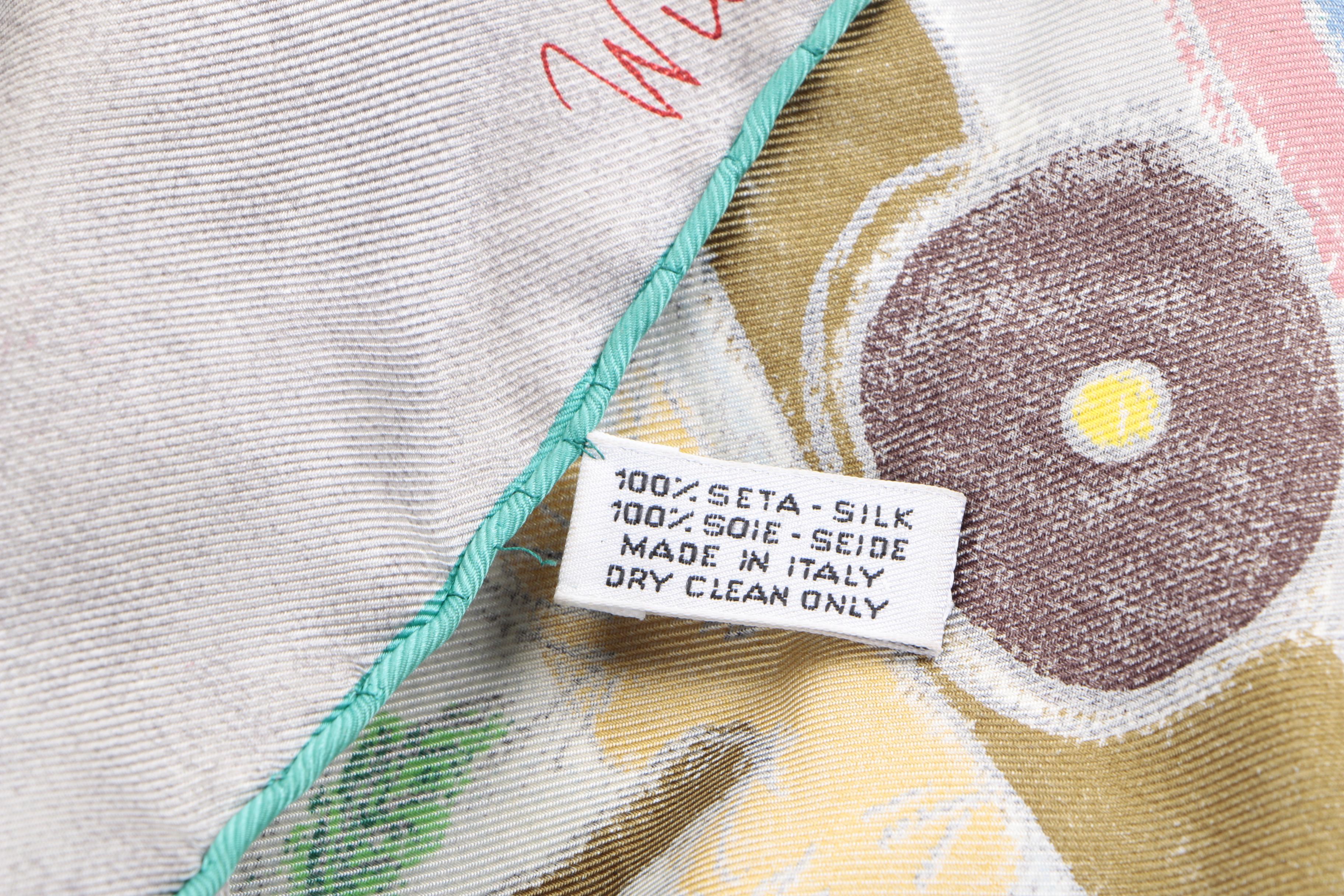 Louis Vuitton William Wilson "On the Road" Silk Scarf